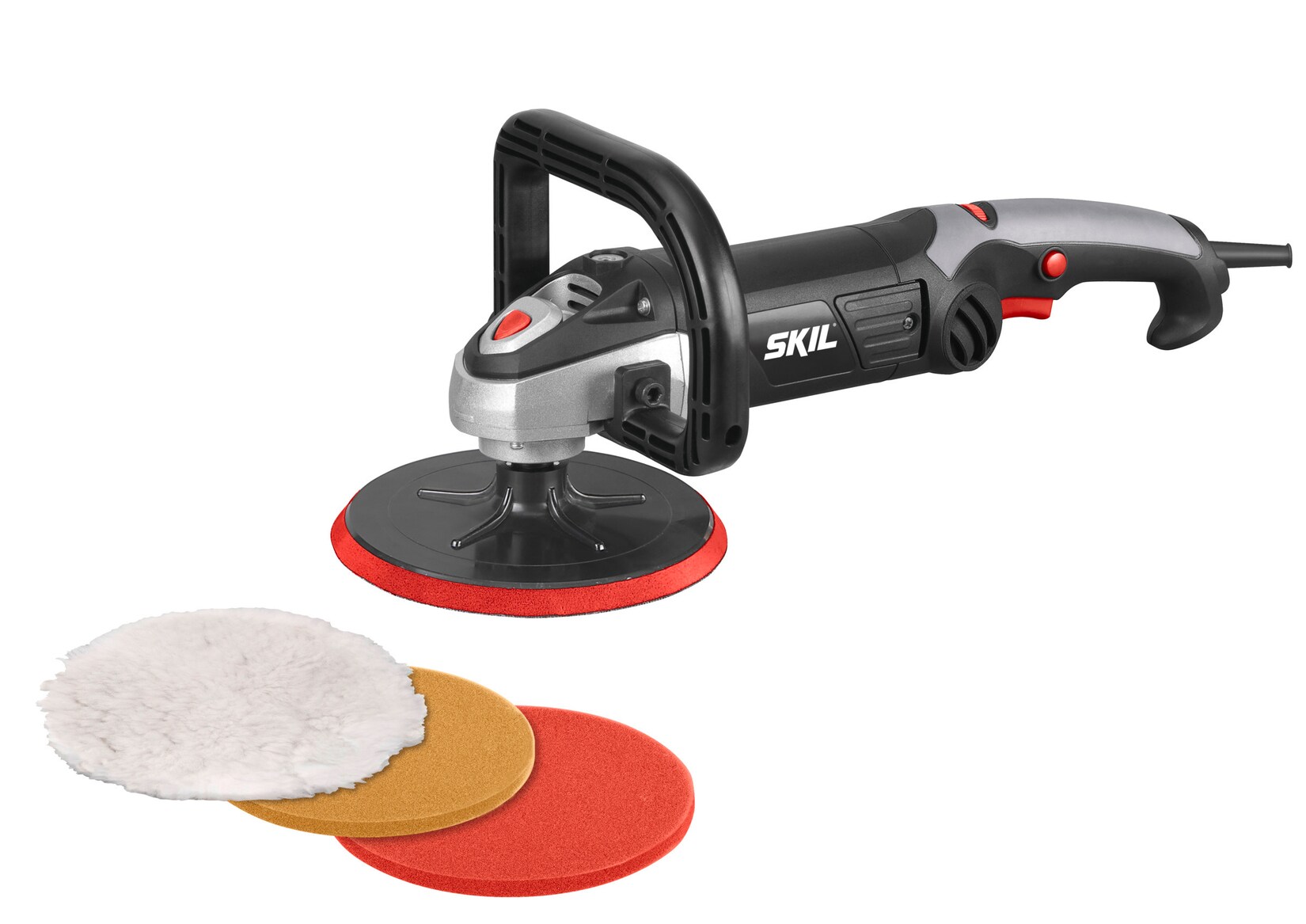 Skil Poliermaschine 1144 AA Polierer 1200 W, Poliergerät Auto, Politur,180 mm