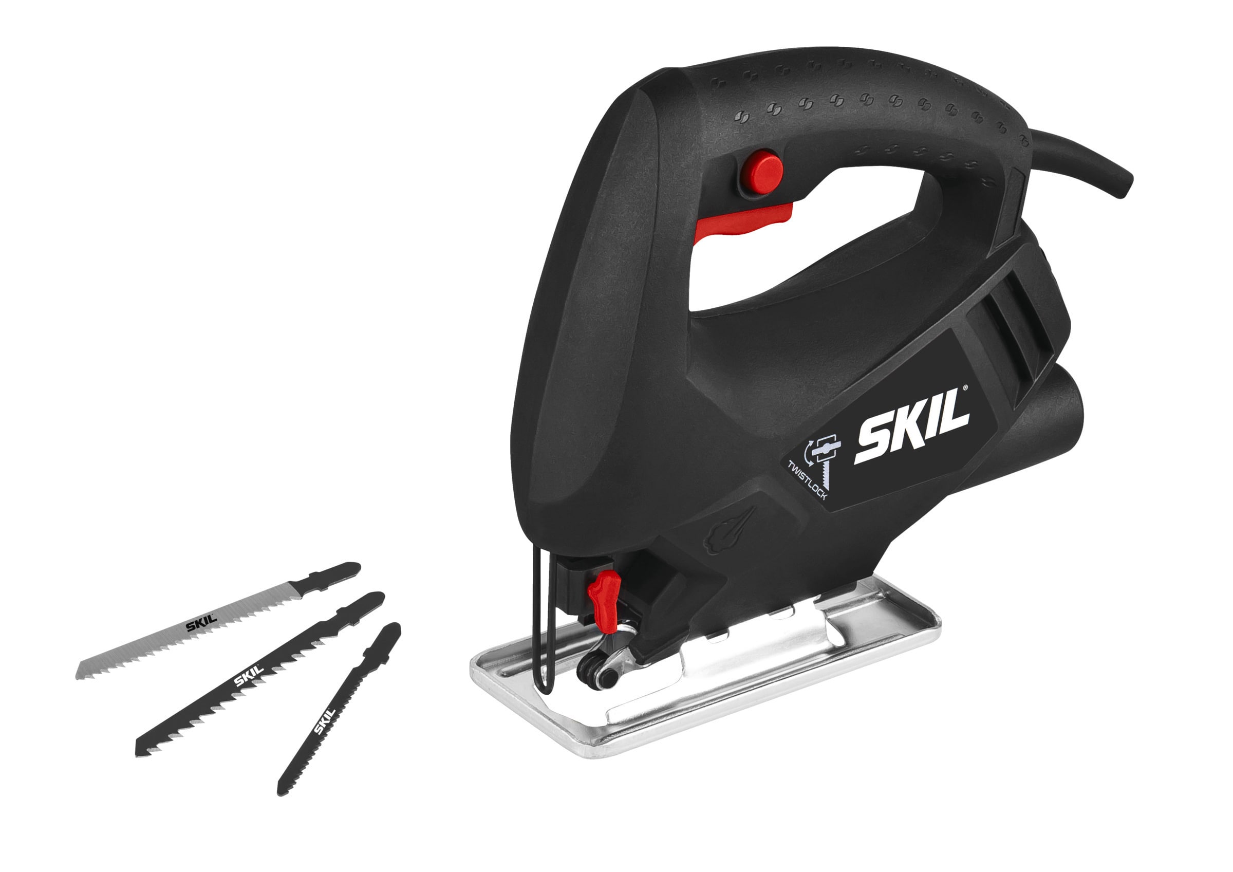 SKIL 4190 AA Stichs&auml;ge 400 W Schnitttiefe 65 mm, 3 S&auml;gebl&auml;ttern f&uuml;r Holz - Bild 1