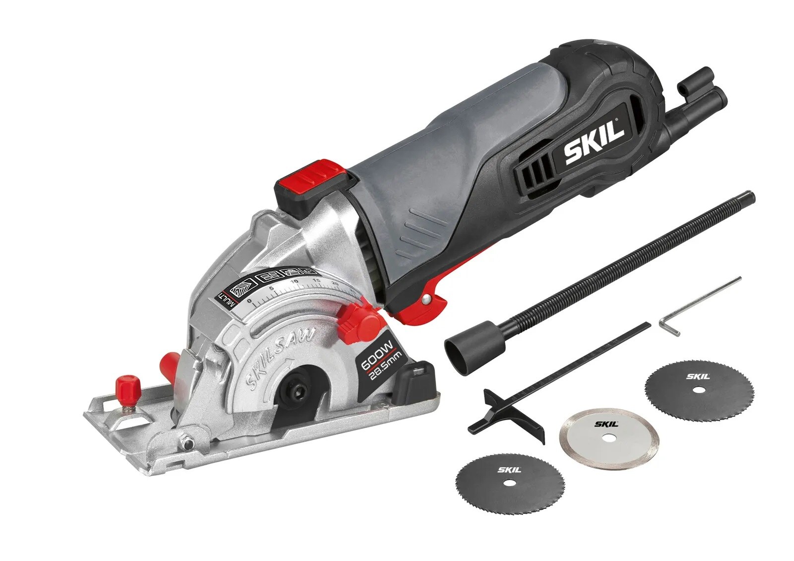 Skil Mini-Handkreiss&auml;ge 5330 AA 600W 28,5mm mit S&auml;geblatt Diamanttrennscheibe - Bild 1