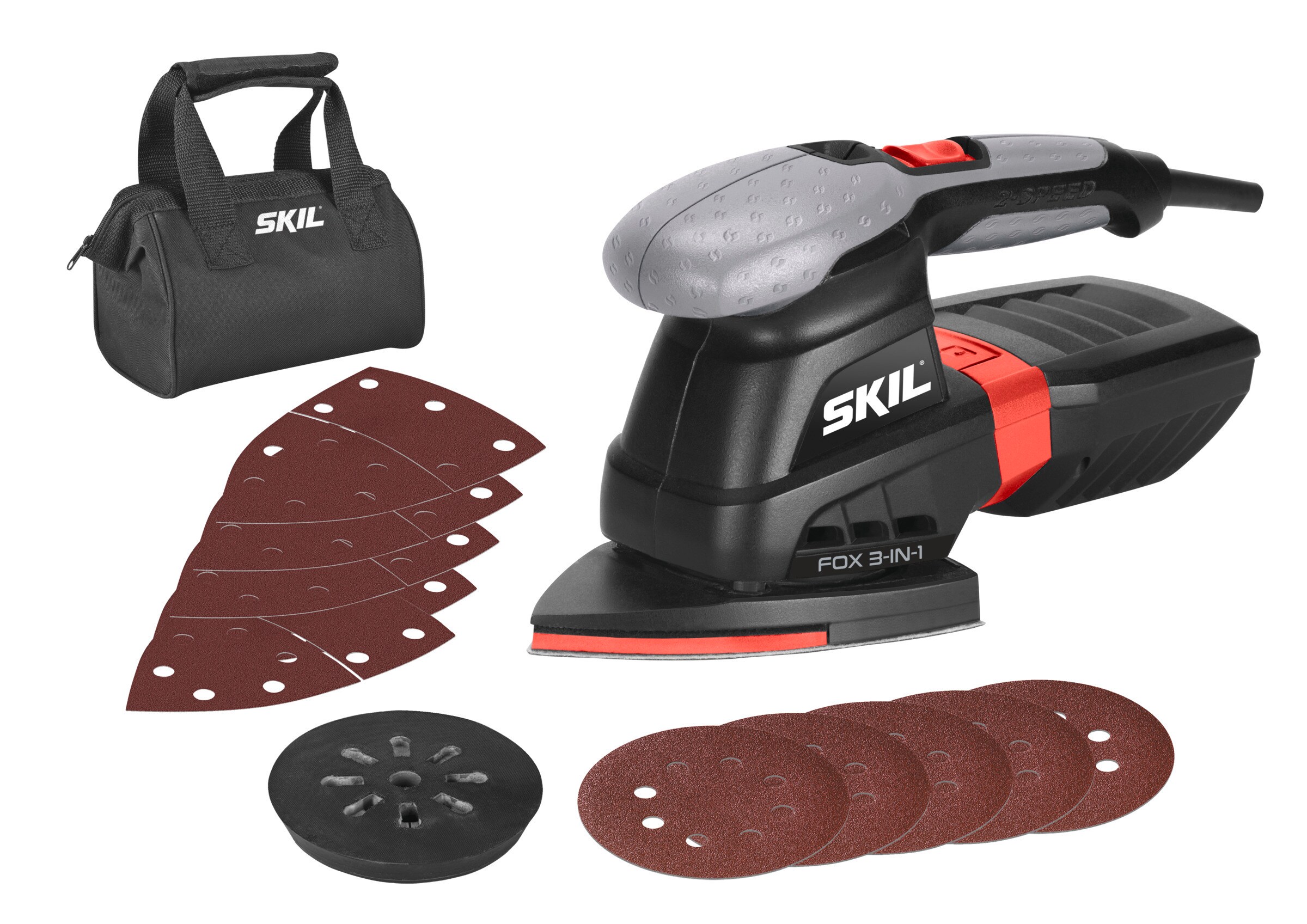 Skil Multischleifer 7220 AC, Schleifmaschine 250 W, Schleifscheiben-&Atilde;?&cedil; 125 mm - Bild 1