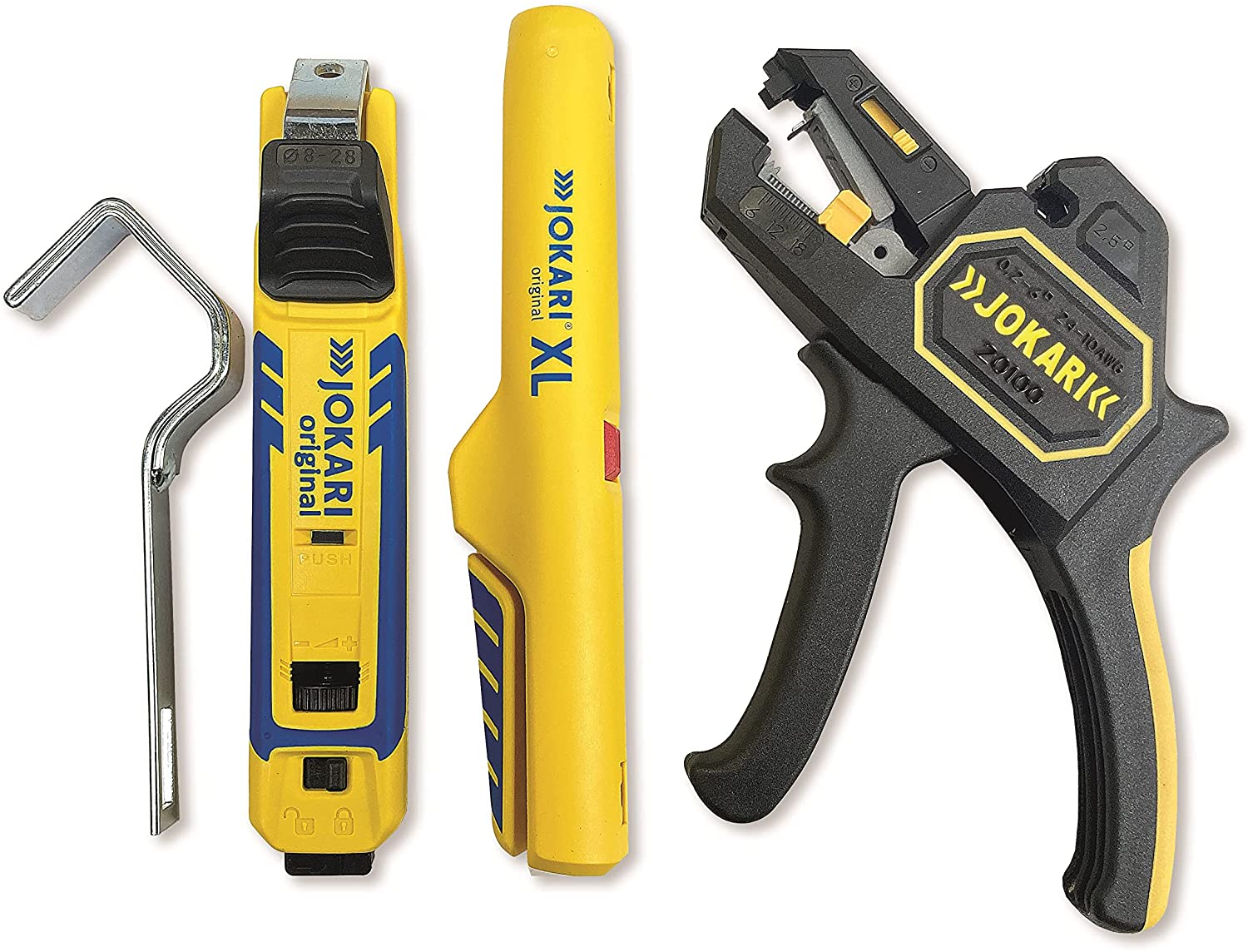 Jokari Hausinstallationsset Premium 3-Teilig mit Abisolierzange SECURA 2K - Bild 1