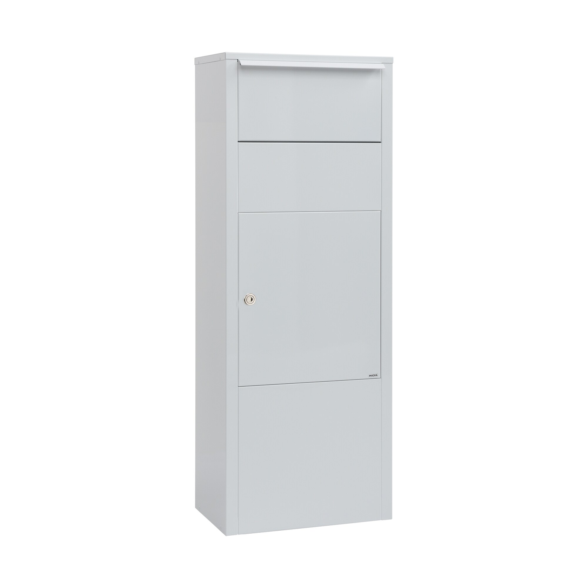 MEFA Paketbriefkasten Hazel 477 wei&szlig; (Briefkasten gro&szlig;) 1043x385x230 mm 477000M - Bild 1