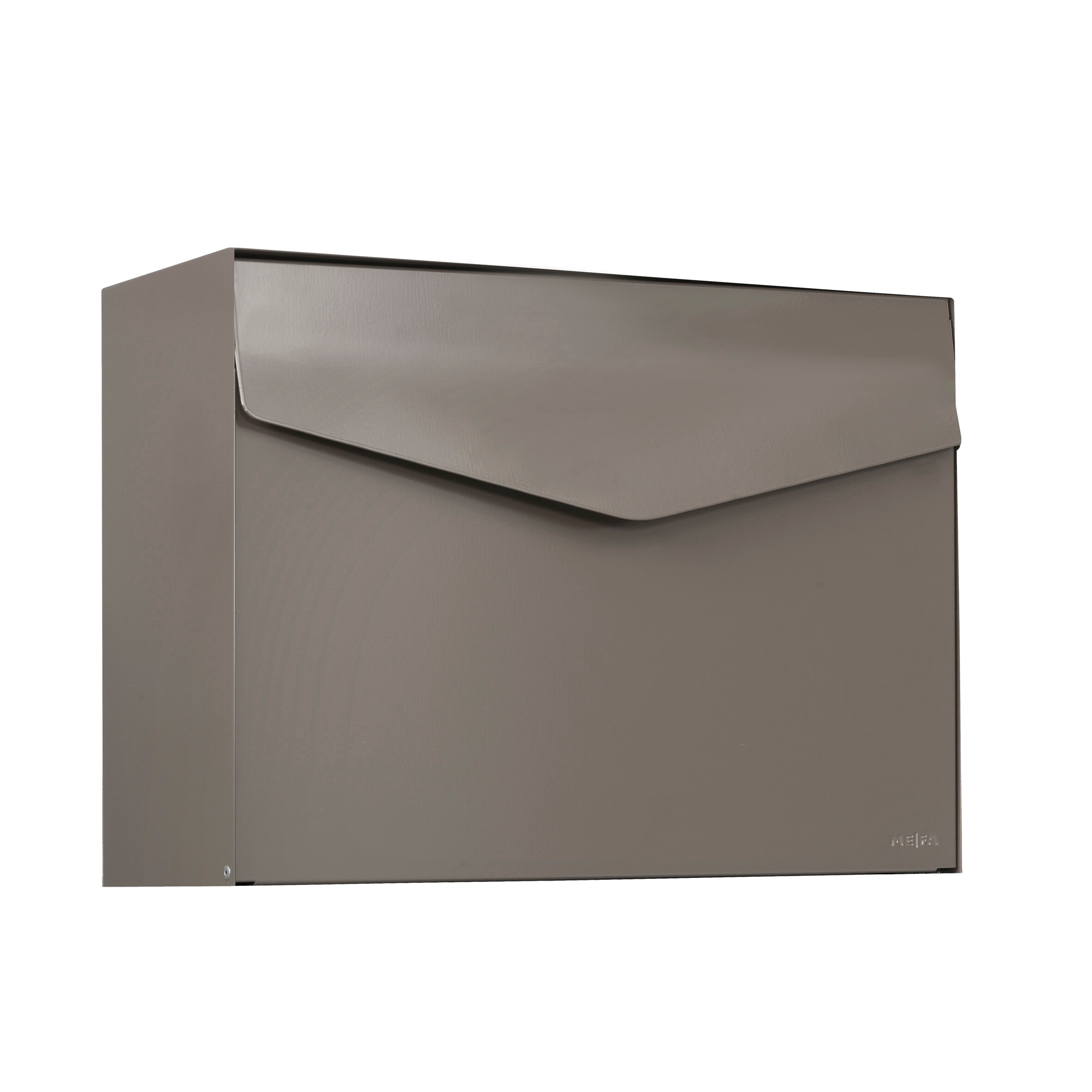 MEFA Briefkasten Letter 111 Postkasten Schloss Brief Design 312x430 mm beigegrau - Bild 1