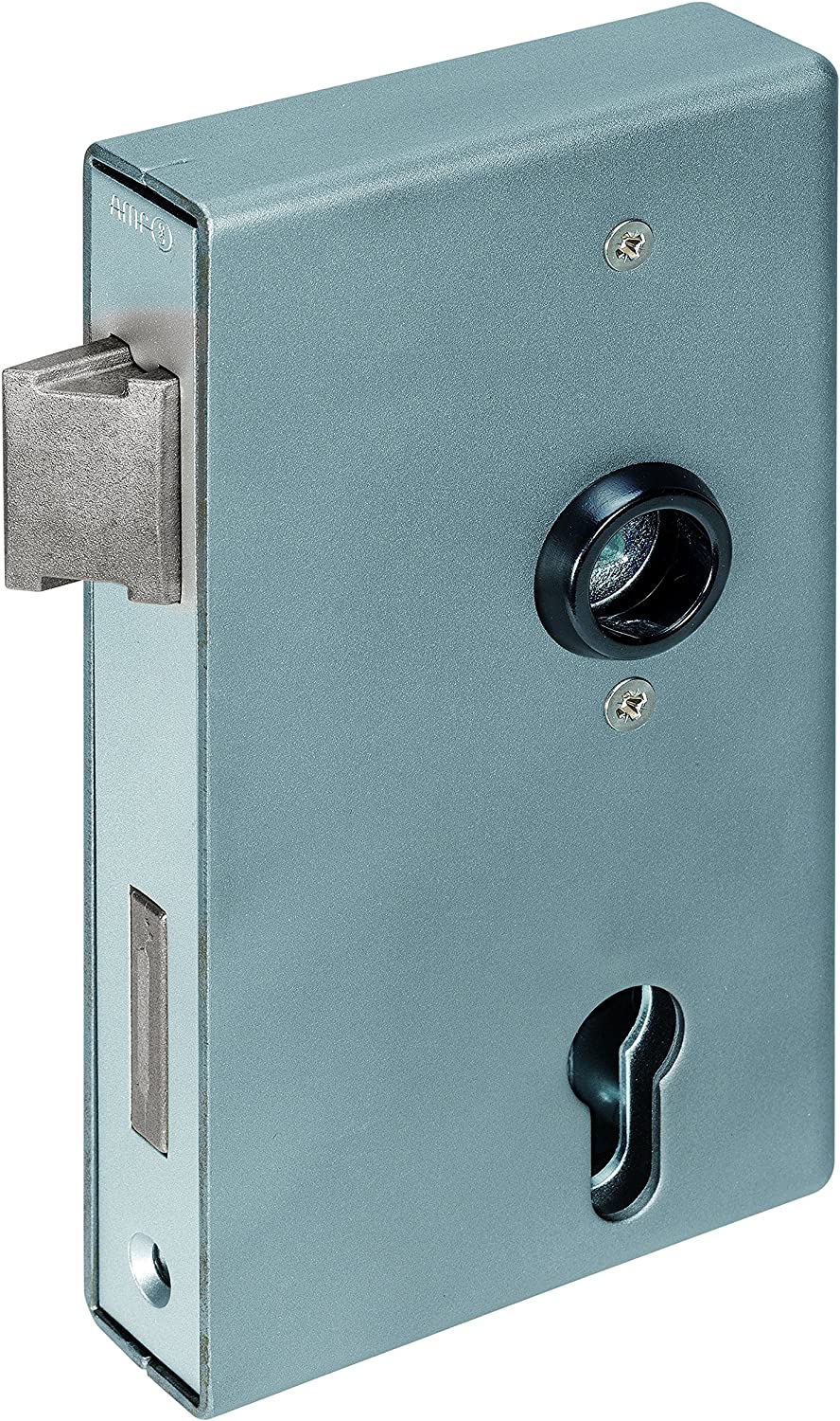 AMF Schlosskasten 140U Ausf&uuml;hrung: mit, silber, 8mm; lxbxh: 94,5mm x 40mm x - Bild 1