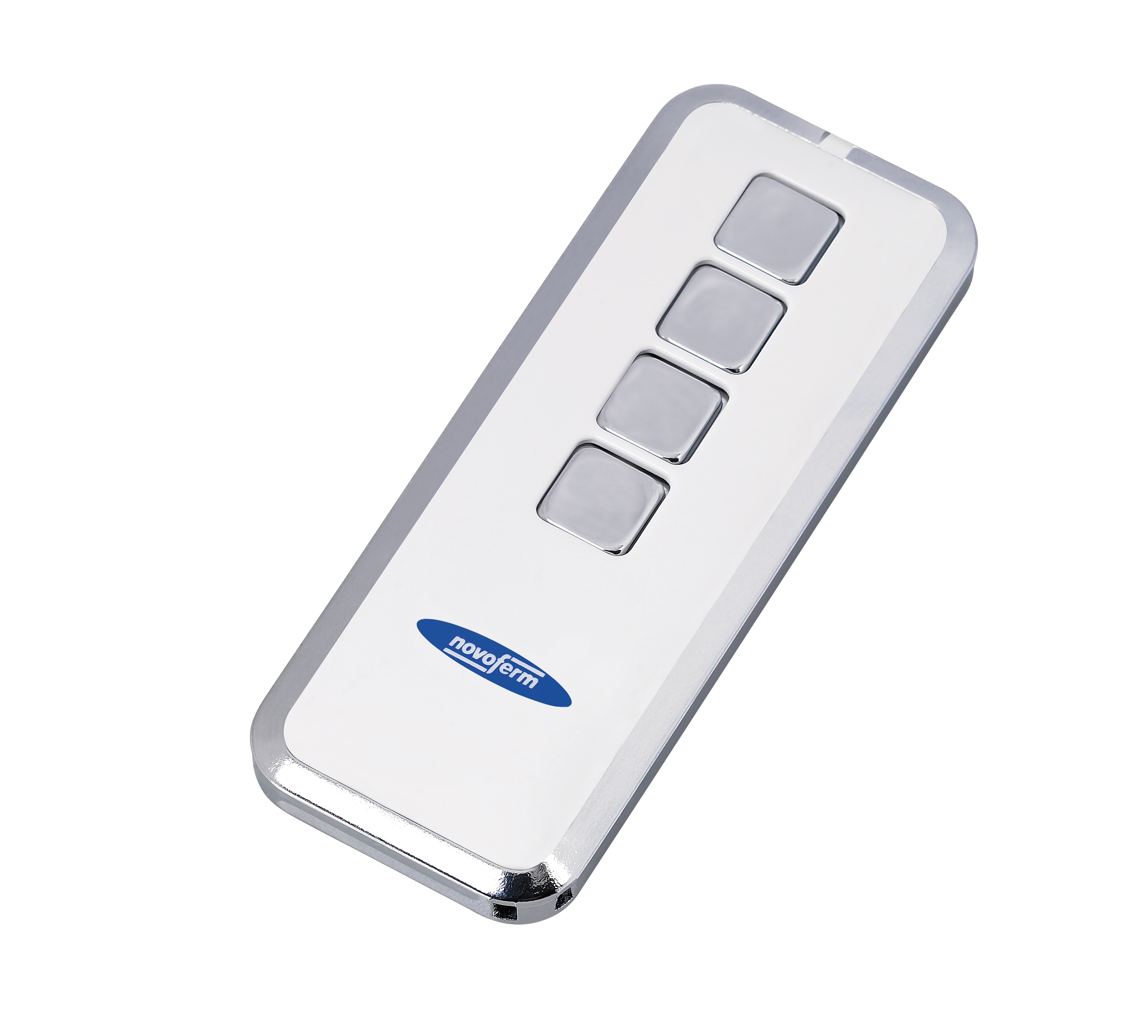 Novoferm Garagentor Handsender Mini-Novotron 524 Design, 4 Kanal, Silber / Wei&szlig; - Bild 1