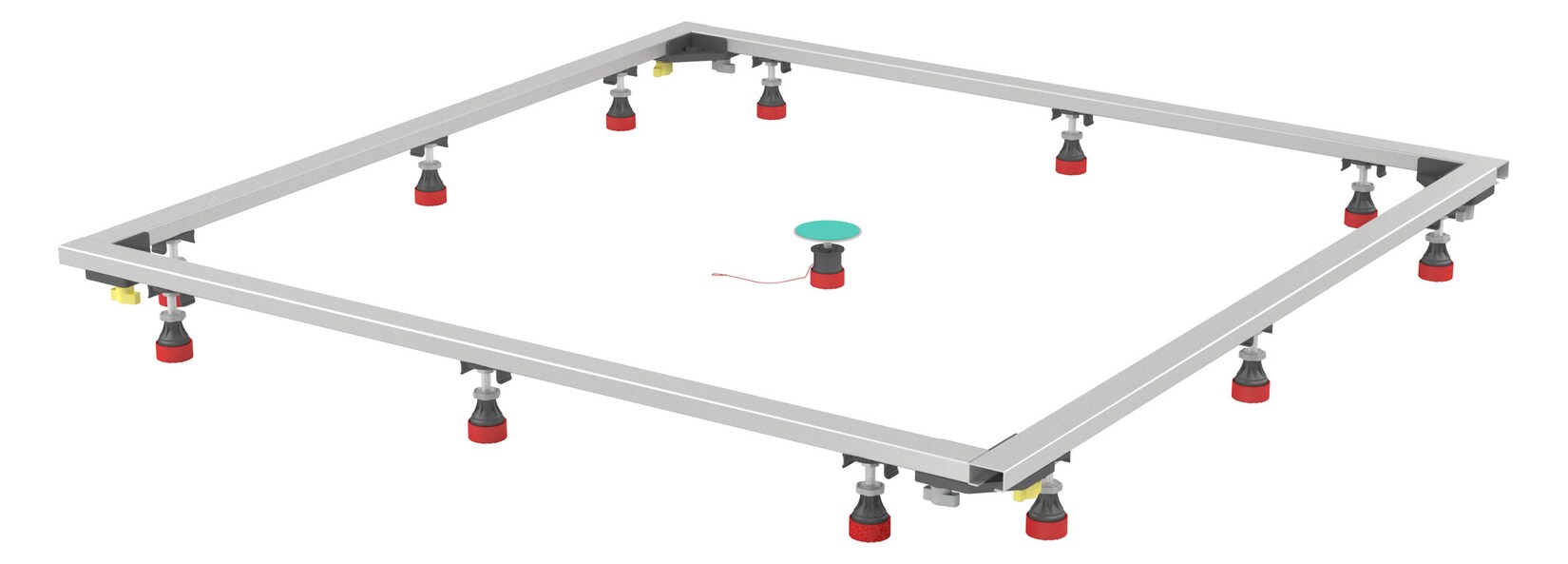 MEPA Montagerahmen SF Rechteck Mineralgussduschwannen 120/120 | 04027952027103