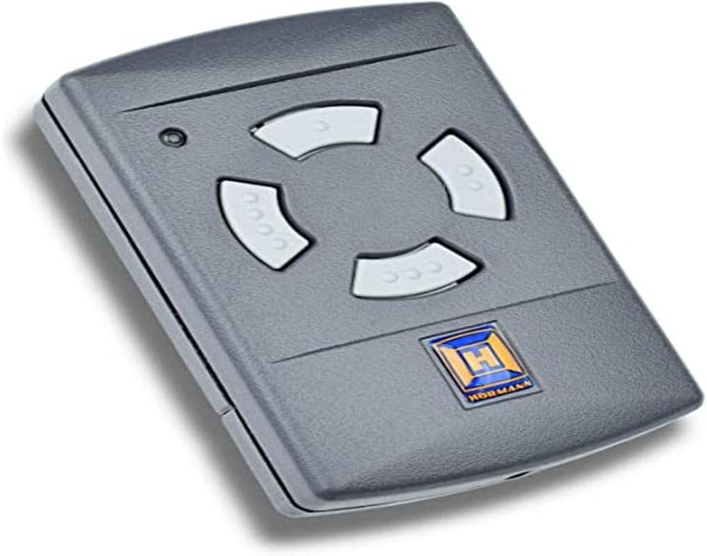 H?rmann 4-Tasten Mini Handsender HSM4, 40 MHz, Fernbedienung Tor Antrieb, 437014 | 04005954805592