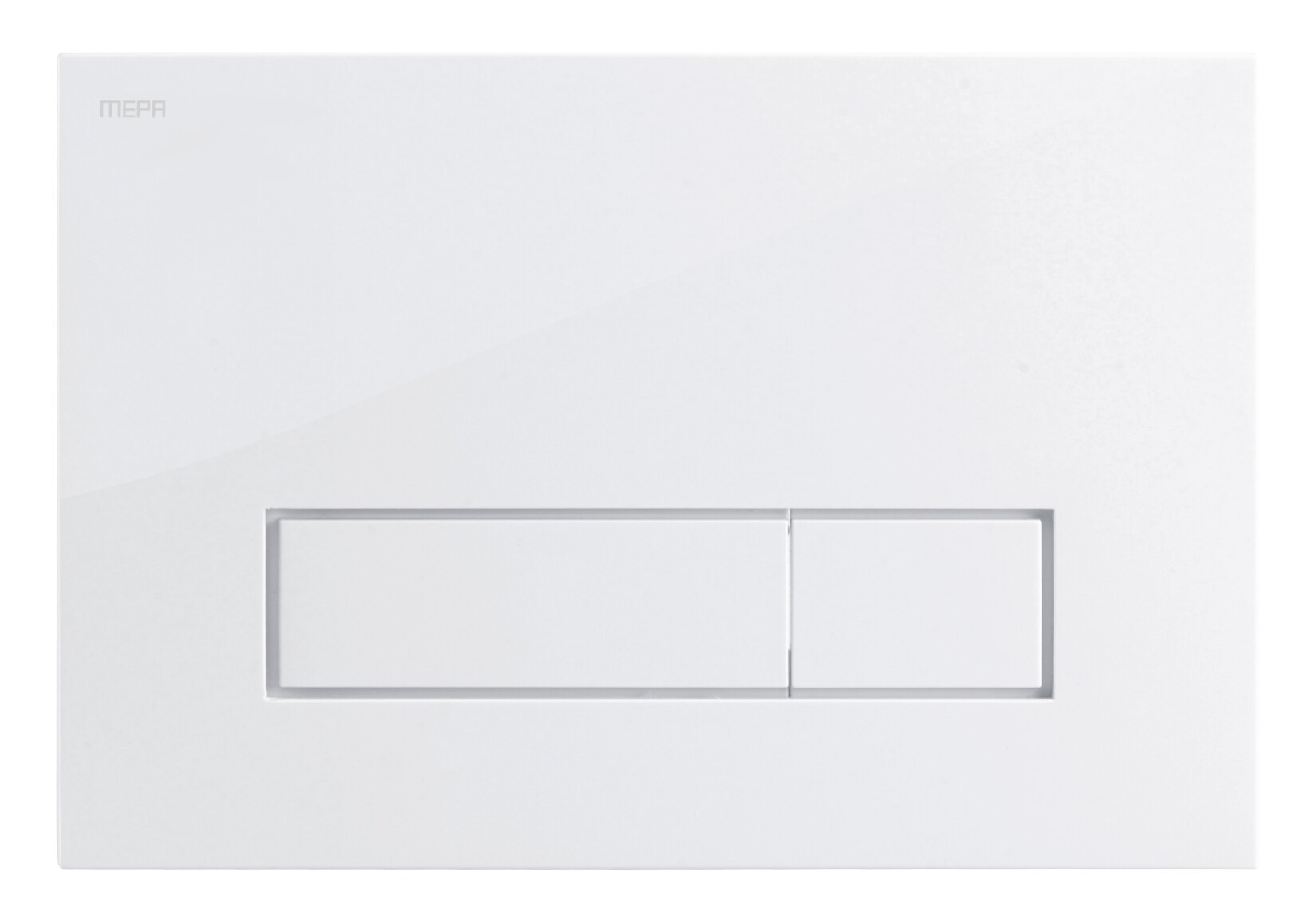 Mepa Betätigungsplatte Toilette MEPAorbit weiß 2-Mengen Typ A31/B31 | 04027952019290