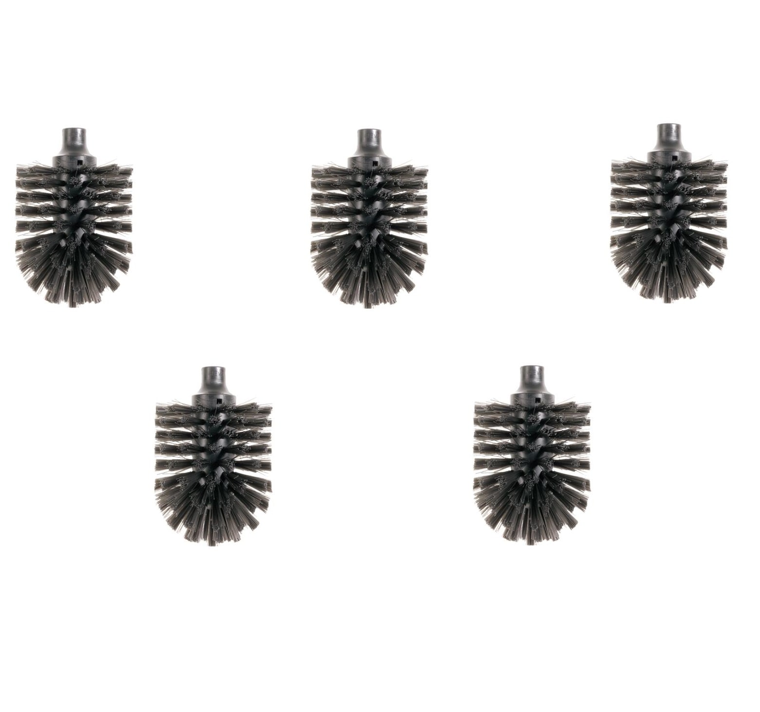 HEWI Ersatzb&uuml;rstenkopf schwarz 5 St&uuml;ck Durchmesser 81 mm Bajonettverschluss - Bild 1