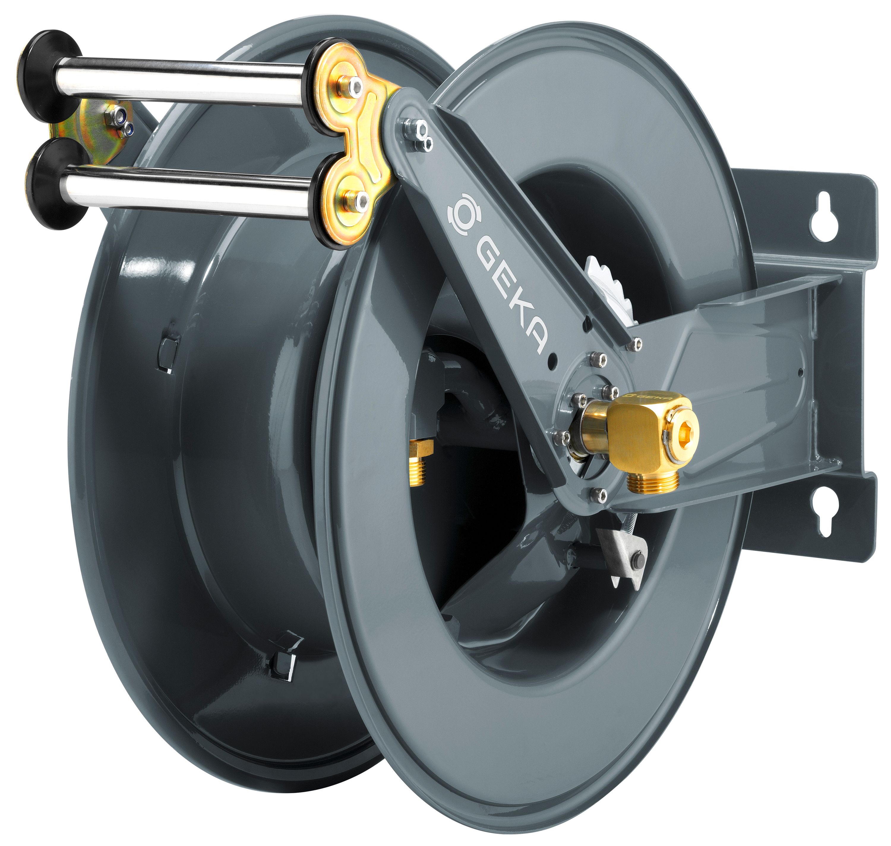 GEKA plus Automatischer Schlauchaufroller PA30 Stahlkonstruktion, autom. R&uuml;ckzug - Bild 1