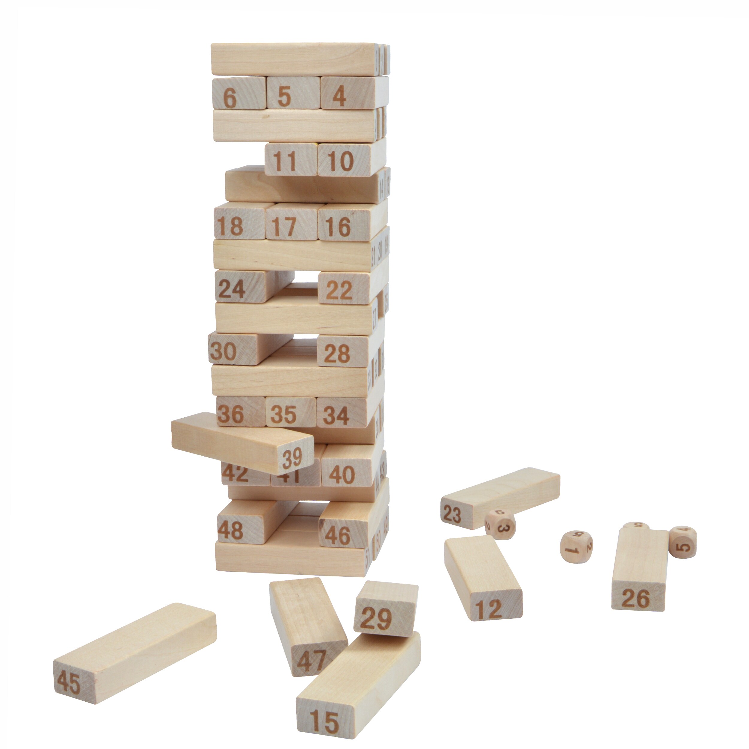 Ocean5 Geschicklichkeitsspiel Wackelturm mit Zahlen - Bild 1