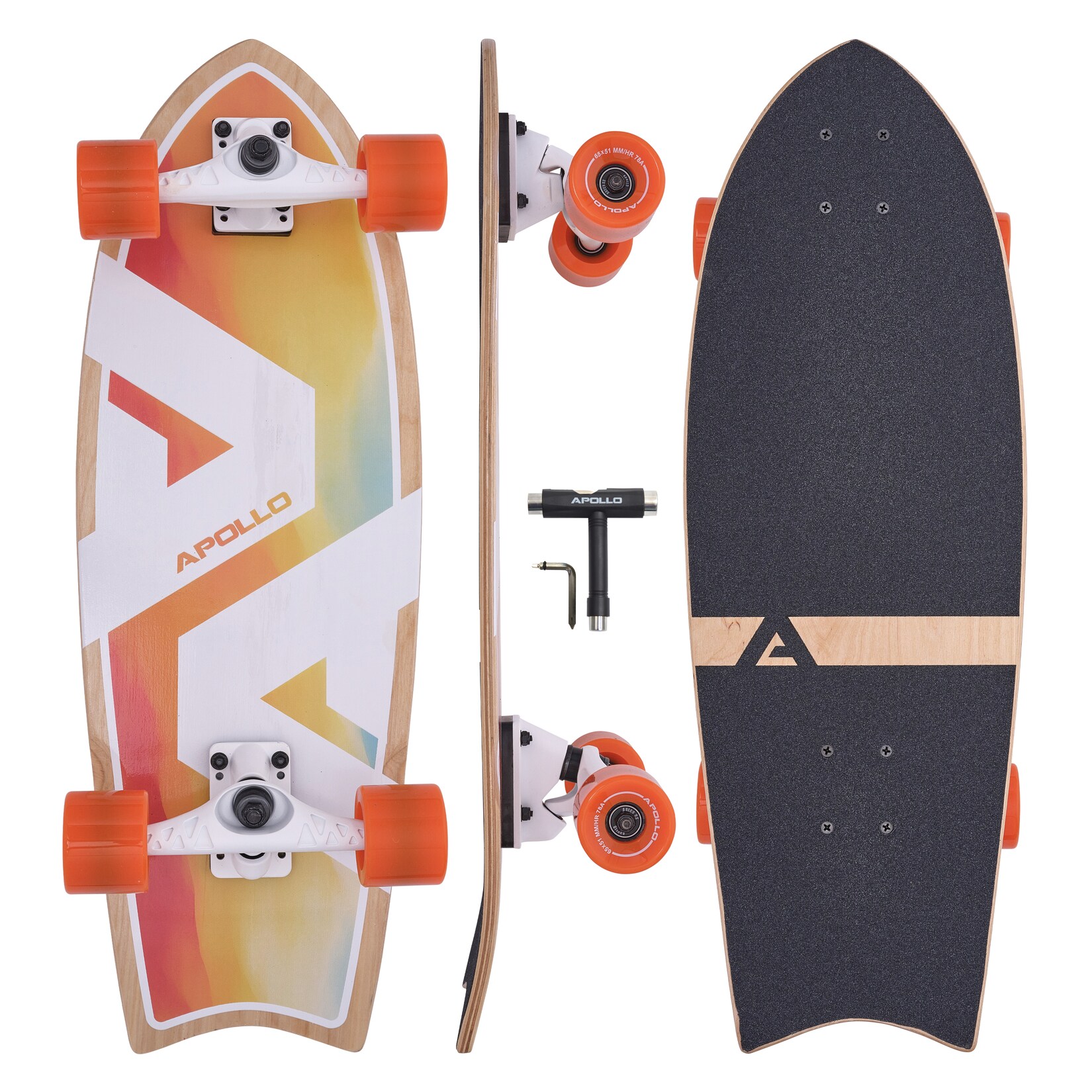 Apollo Midi Longboard Surfskate Pro Summer | 04250518572339