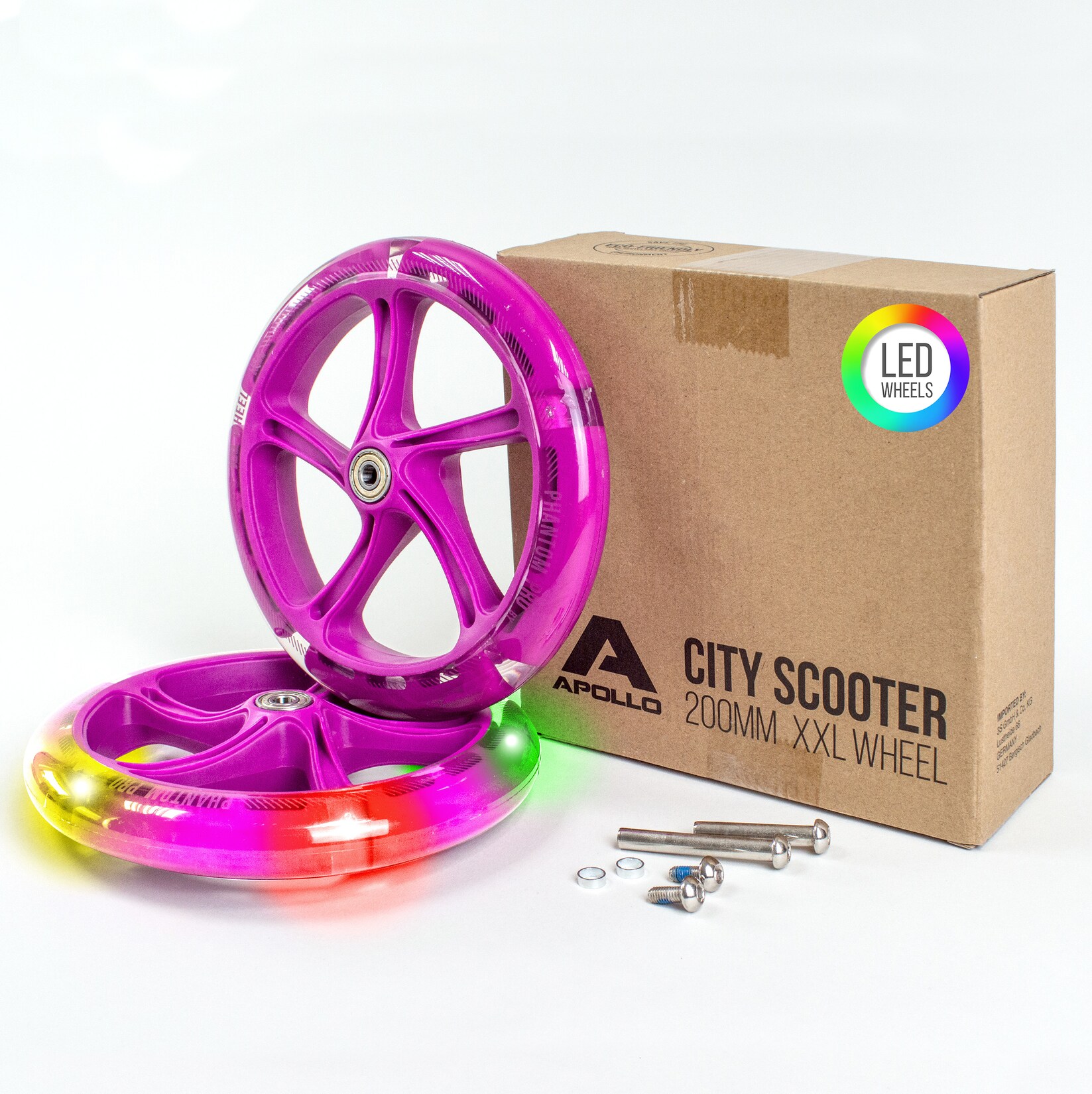 Apollo City Scooter Ersatzräder 200 mm Pro Wheels XXL | 04250518575682