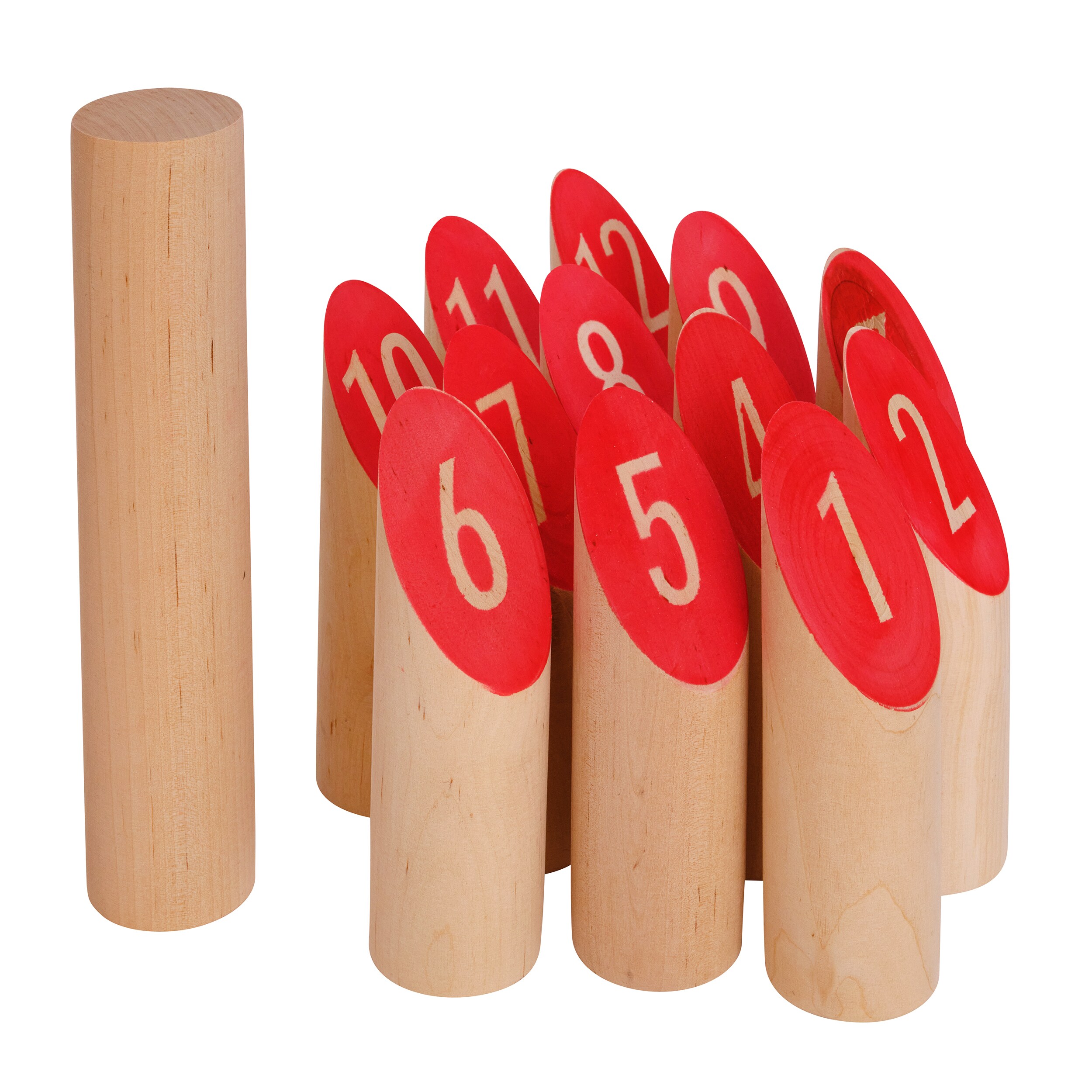Ocean5 Wurfspiel Nummernkubb Competition Birke Rot - Bild 1