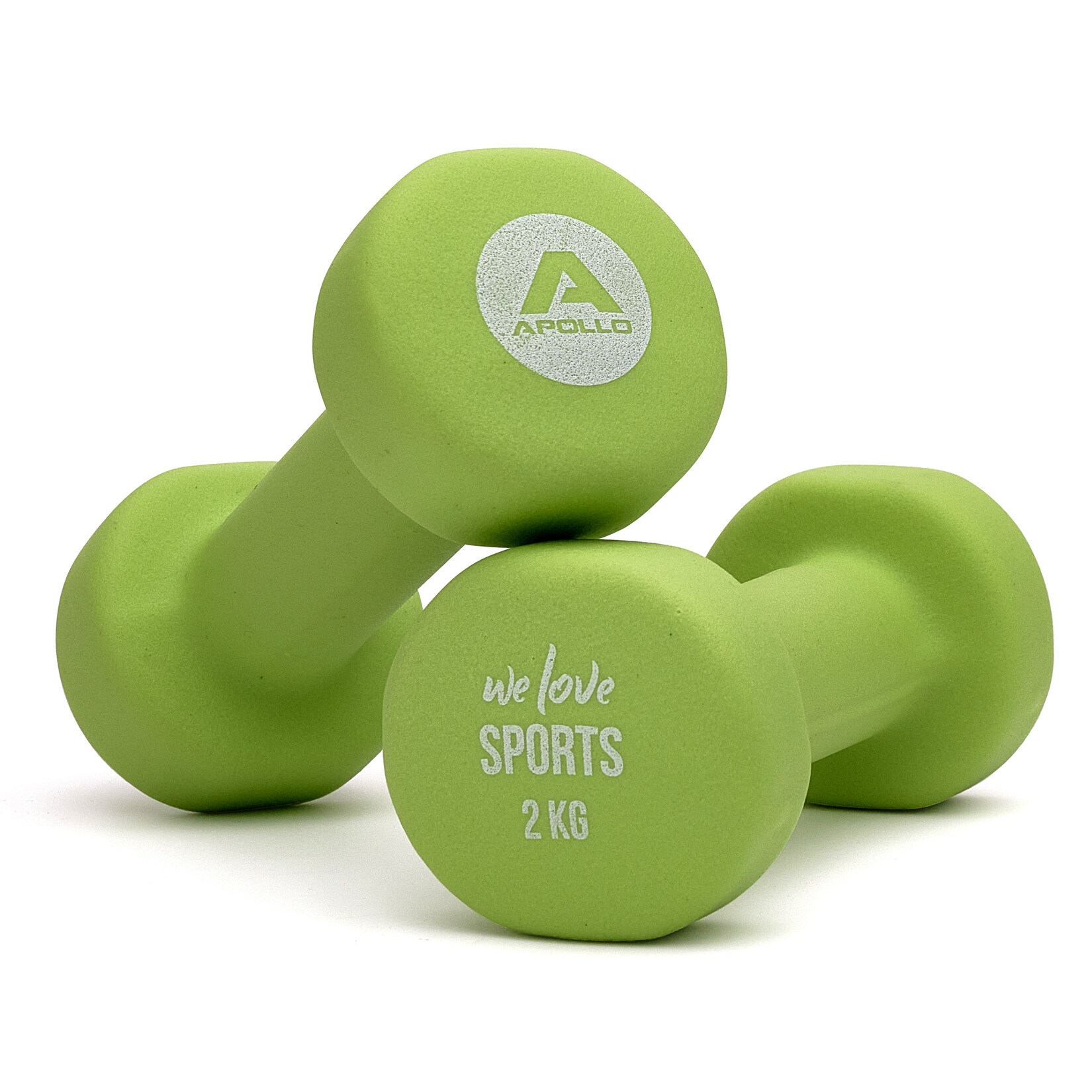 Apollo Hantel Set Kurzhantel Fitness Hanteln 2 kg | 04250518574050