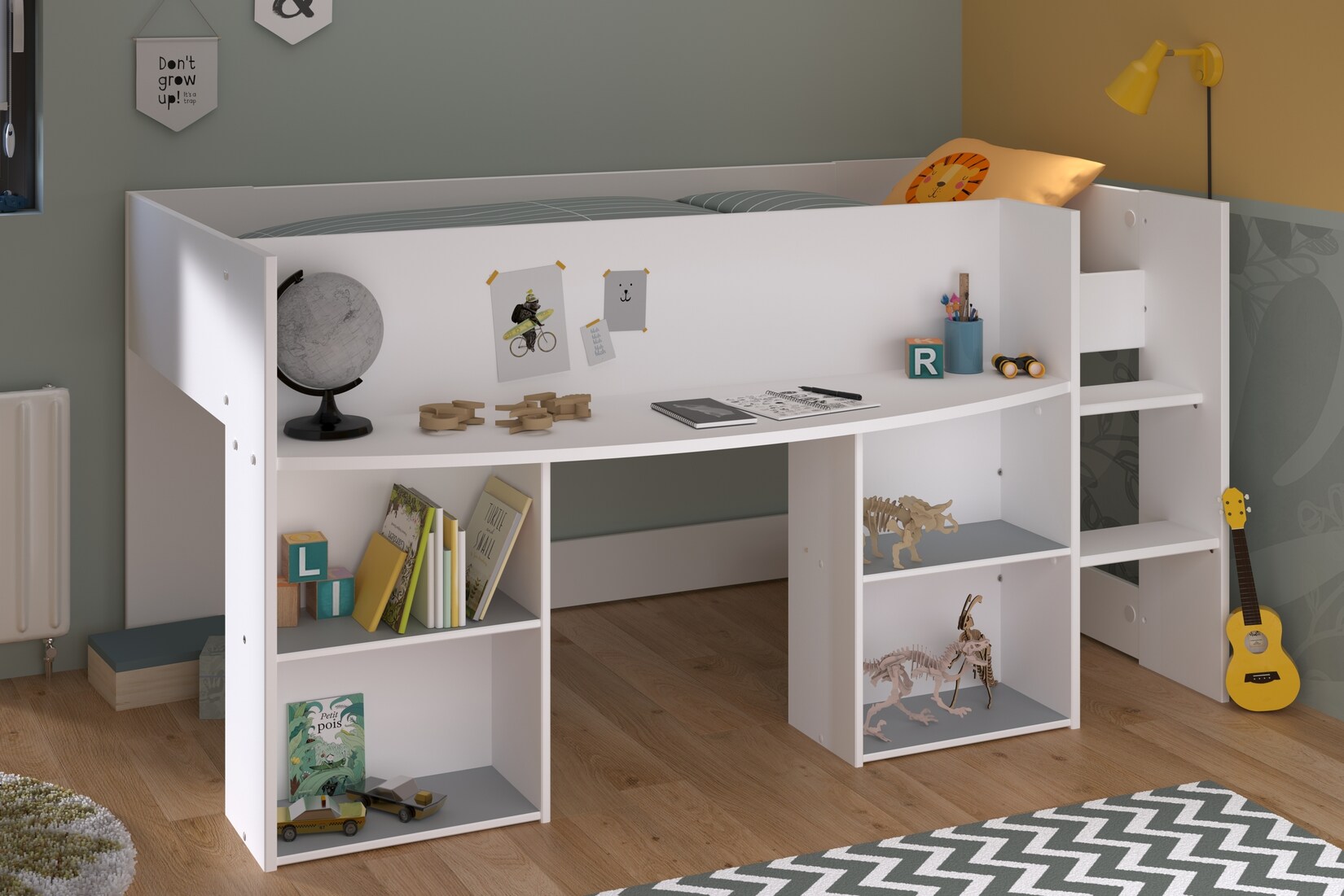 Parisot Kinderzimmer Set 2tlg "Pirouette 14" Weiß
