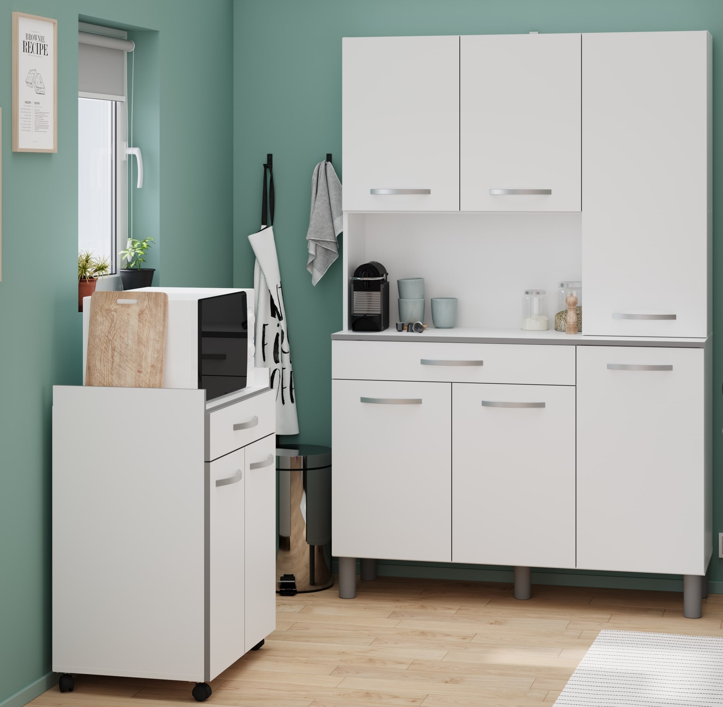 Parisot Buffet-Set K&uuml;che "Season 1" Wei&szlig; - Bild 1