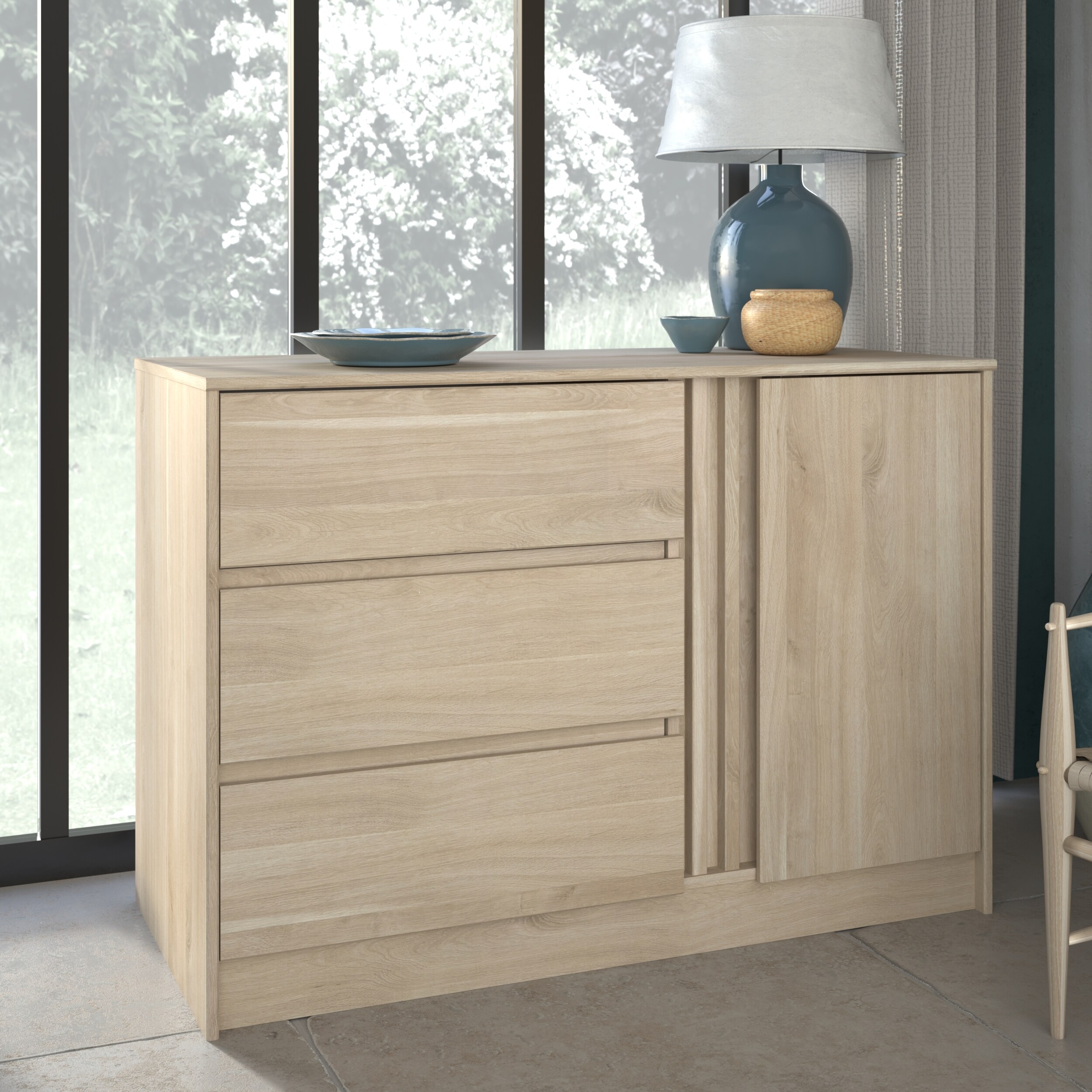 Parisot Sideboard "Escale 5" Japanische-Eiche - Bild 1