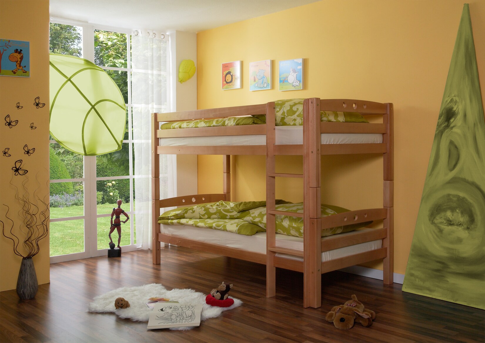 TiCAA Etagenbett „Lupo“ Buche Natur | 04250393800367