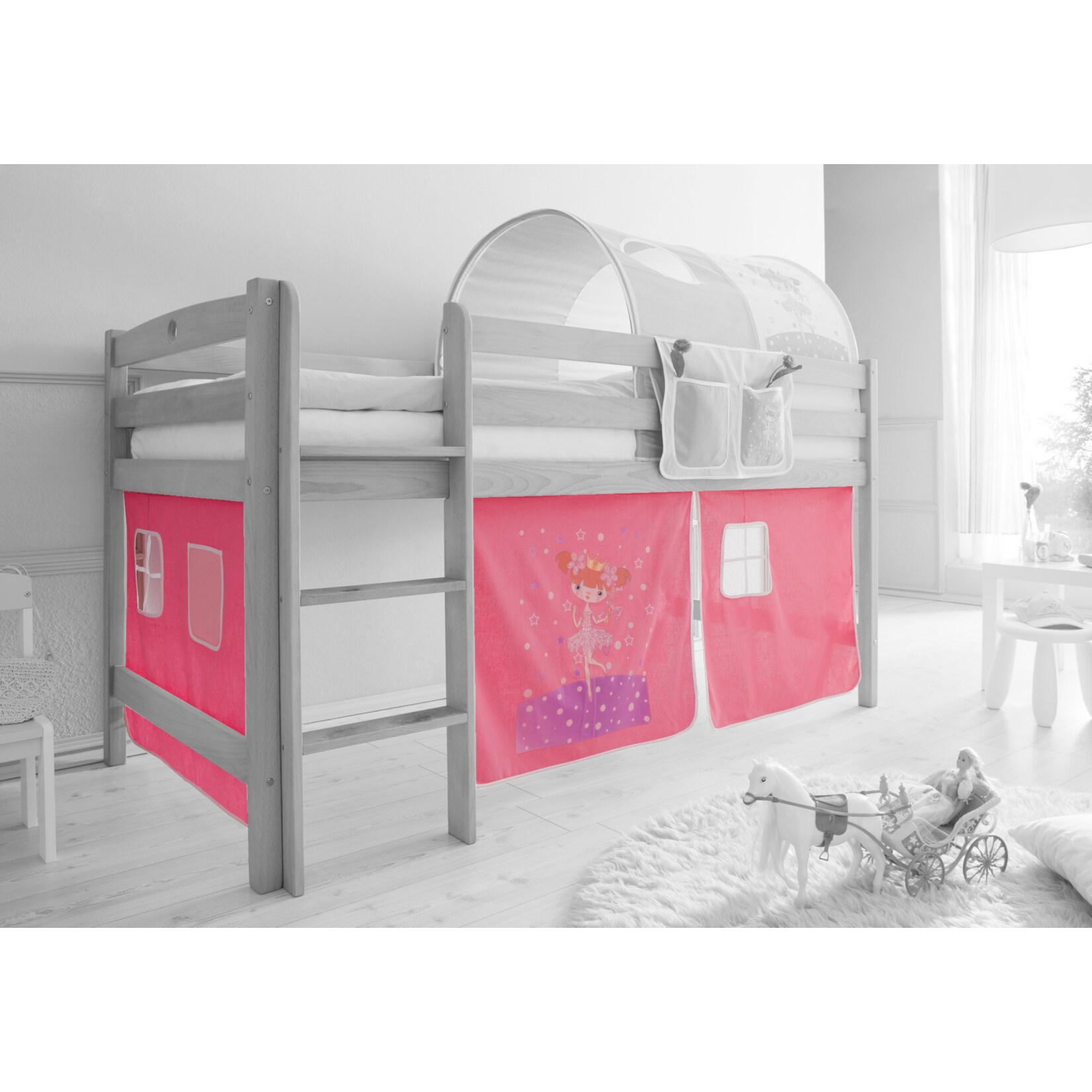 TiCAA Motiv Vorhangstoffe f&uuml;r Hochbetten - Bild 1