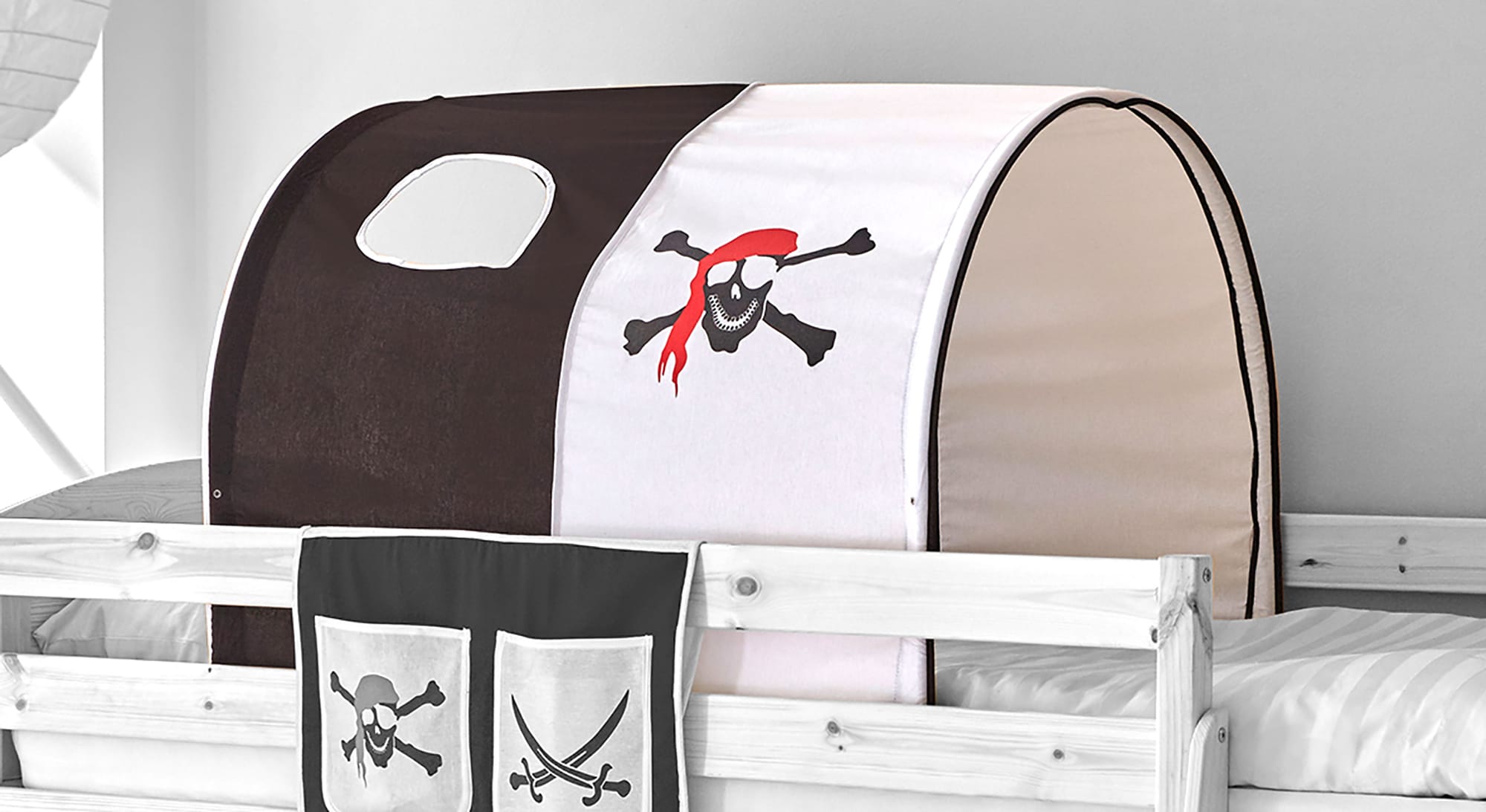 TiCAA Tunnel f&uuml;r Hoch- und Etagenbetten Baumwolle - Bild 1