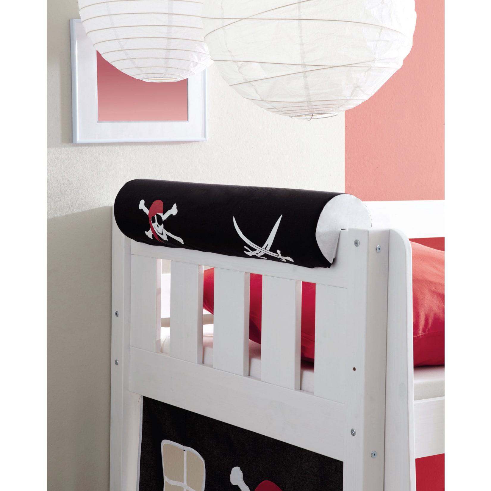 TiCAA Kinder Nackenrolle f&uuml;r Hochbett mit Farbauswahl - Bild 1