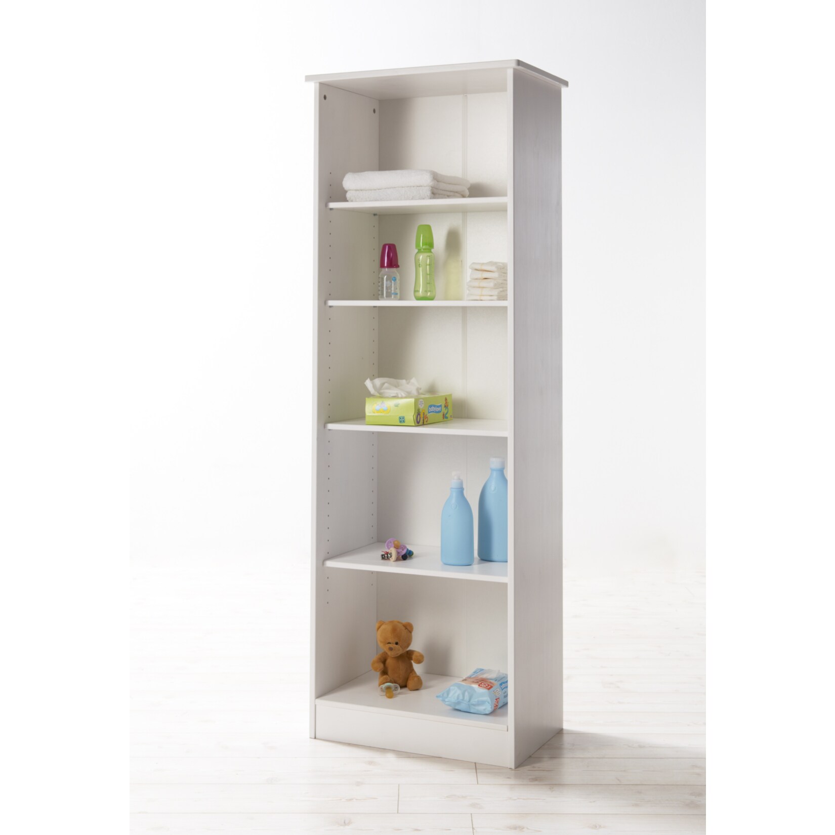 TiCAA Standregal Moritz Kiefer Wei&szlig; - Bild 1