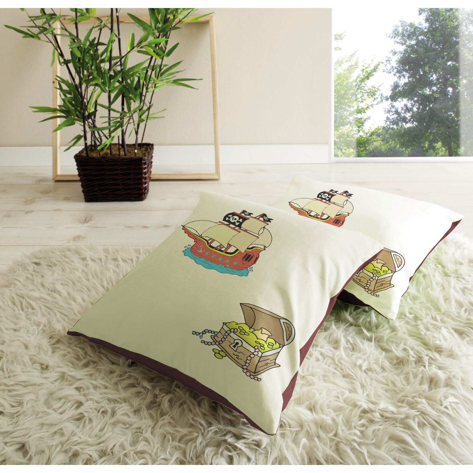 TiCAA Kissen 2er Set für Kinder | 04250393888228