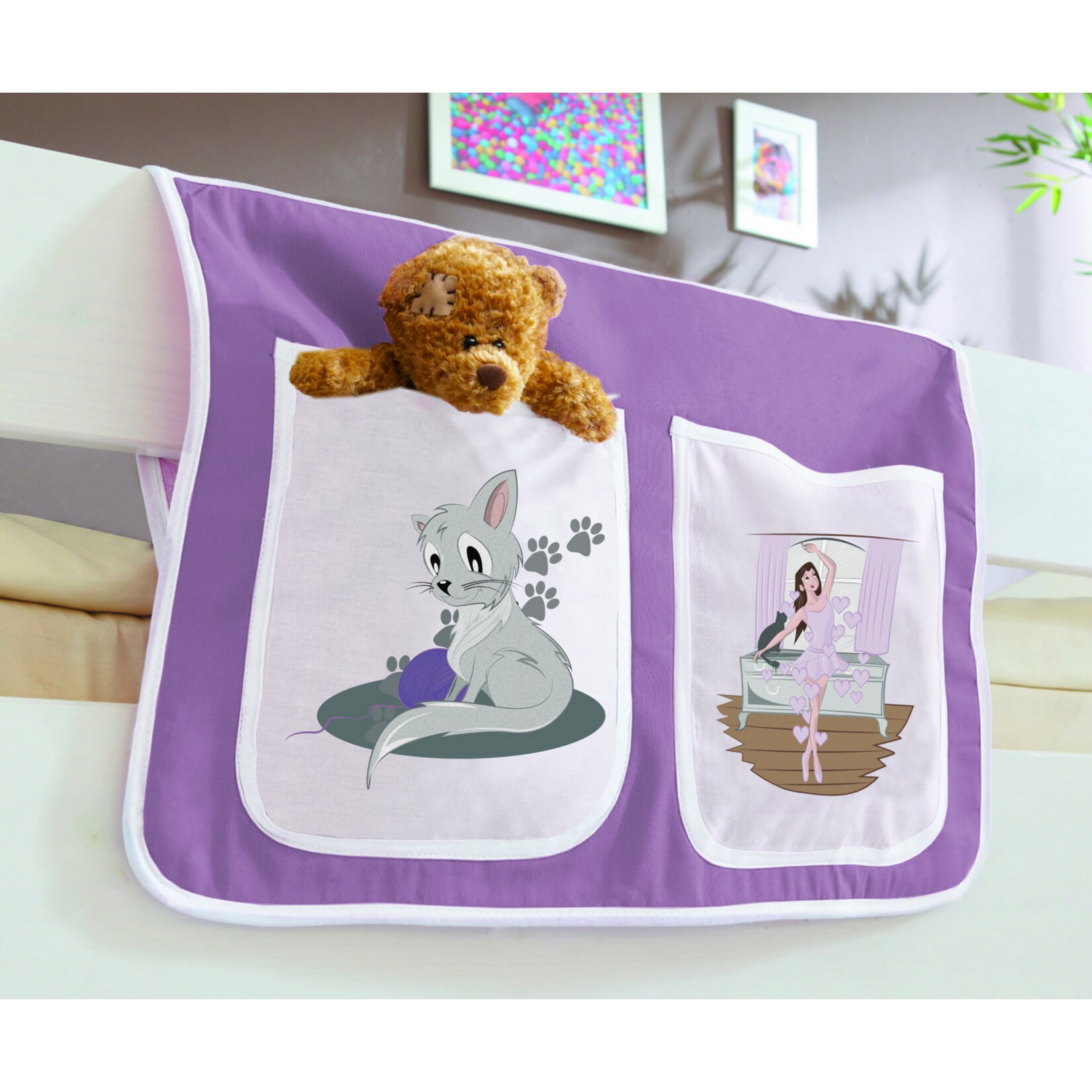 TiCAA Kinder Bett-Tasche f&uuml;r Hochbett und Etagenbett - Bild 1