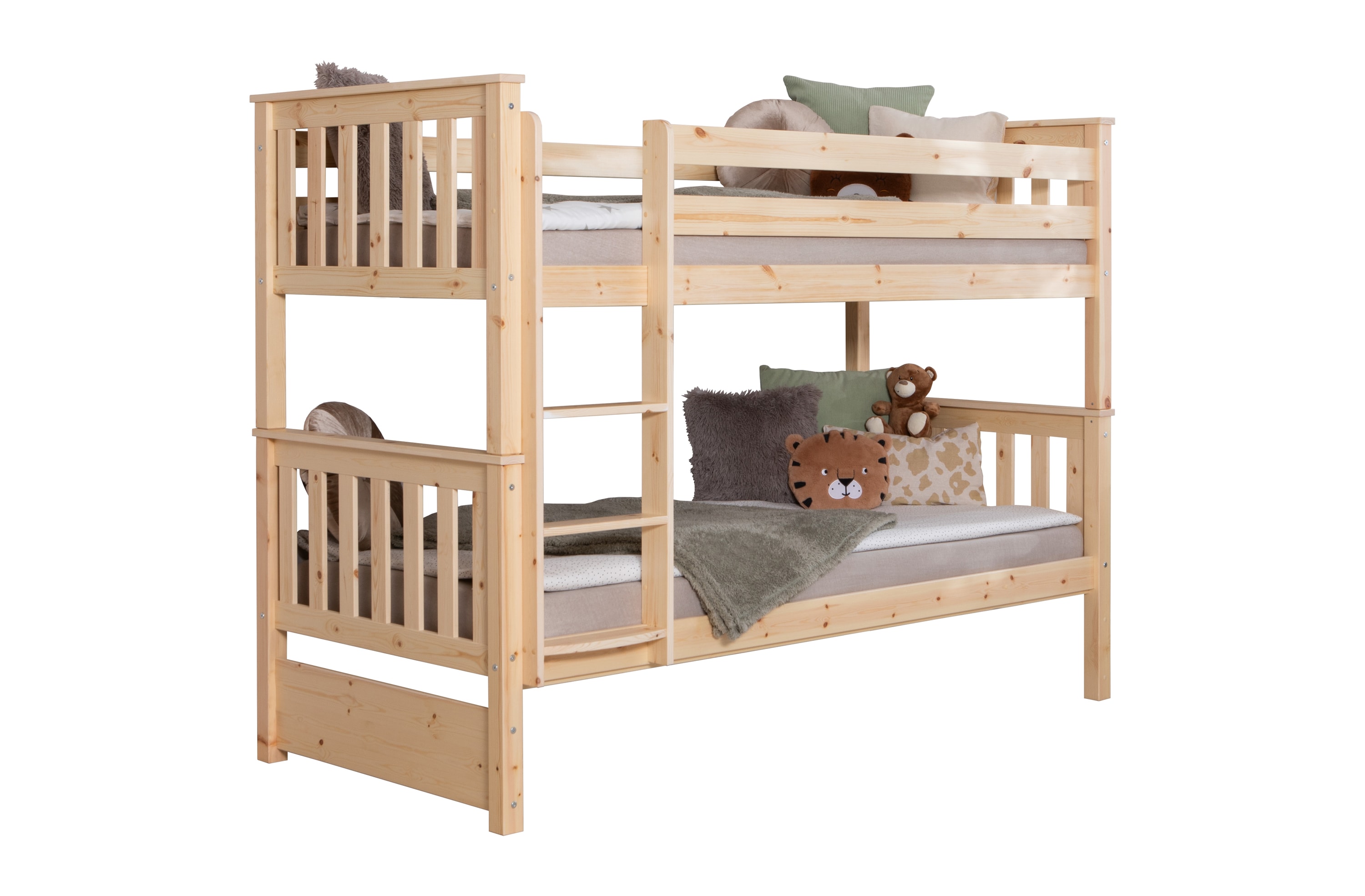 TiCAA Etagenbett Sammy Kiefer Natur - Bild 1