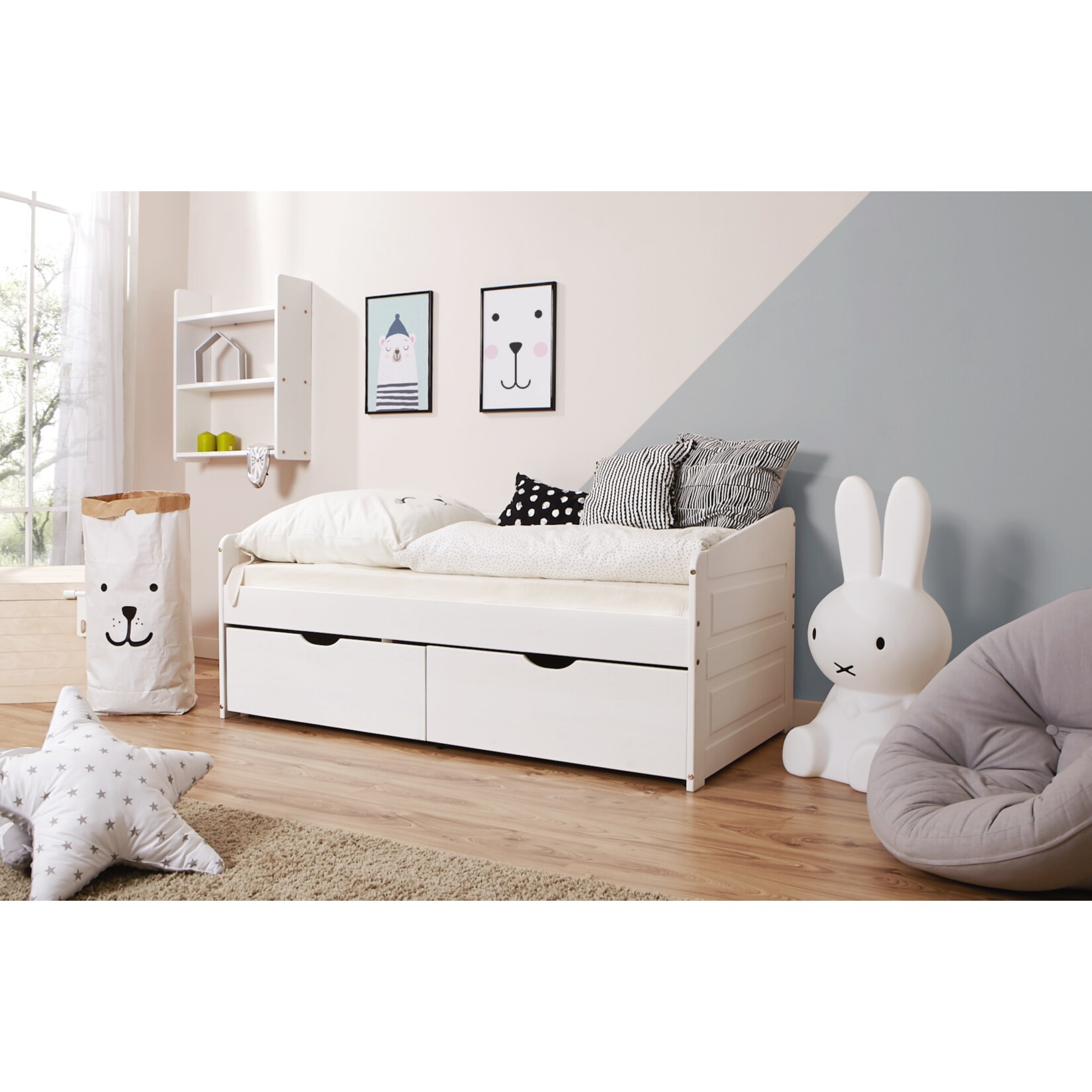 TiCAA Sofabett MINI Micki 80x160 cm Komplett Set