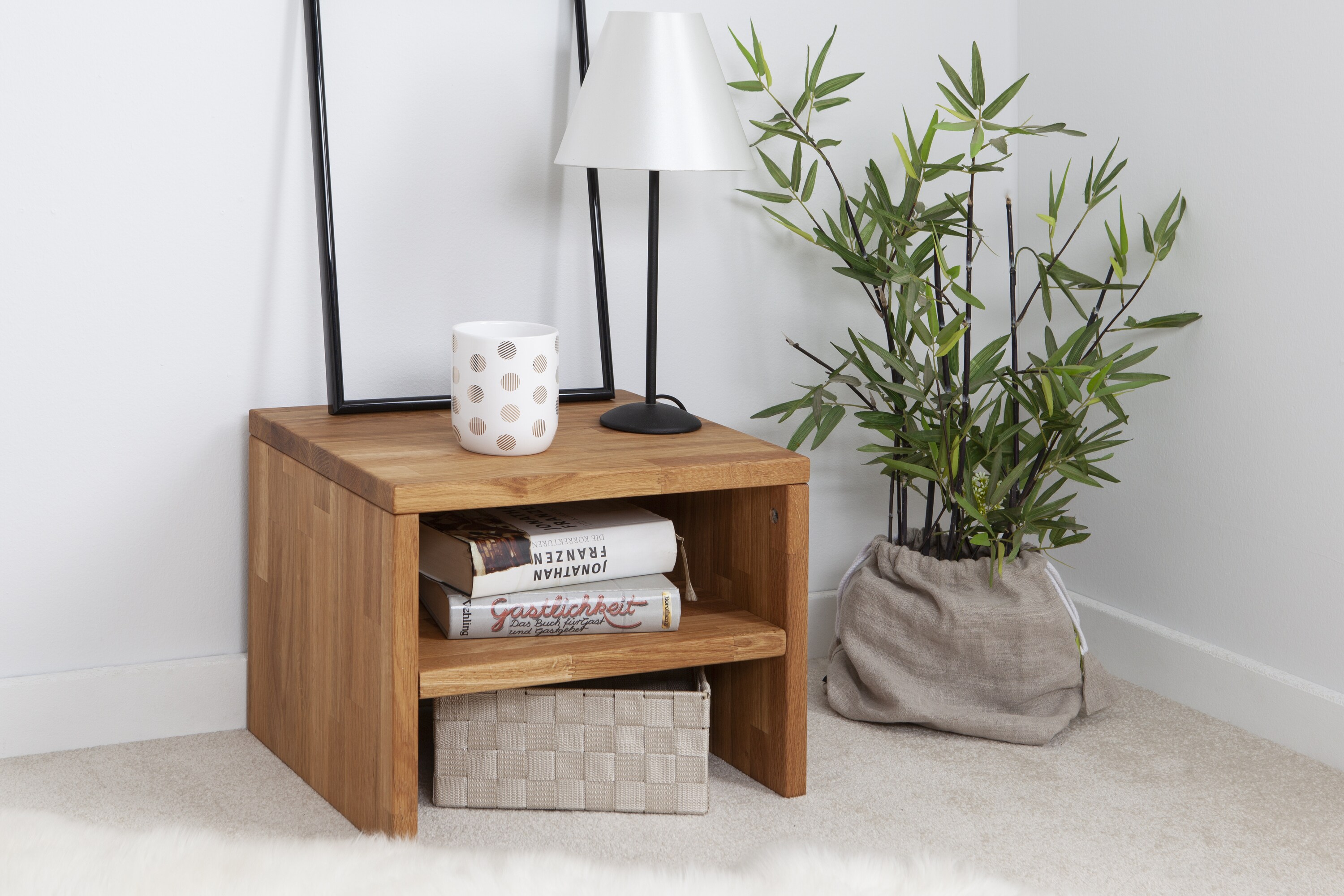 TiCAA Nachttisch "Harry" Buche - Bild 1