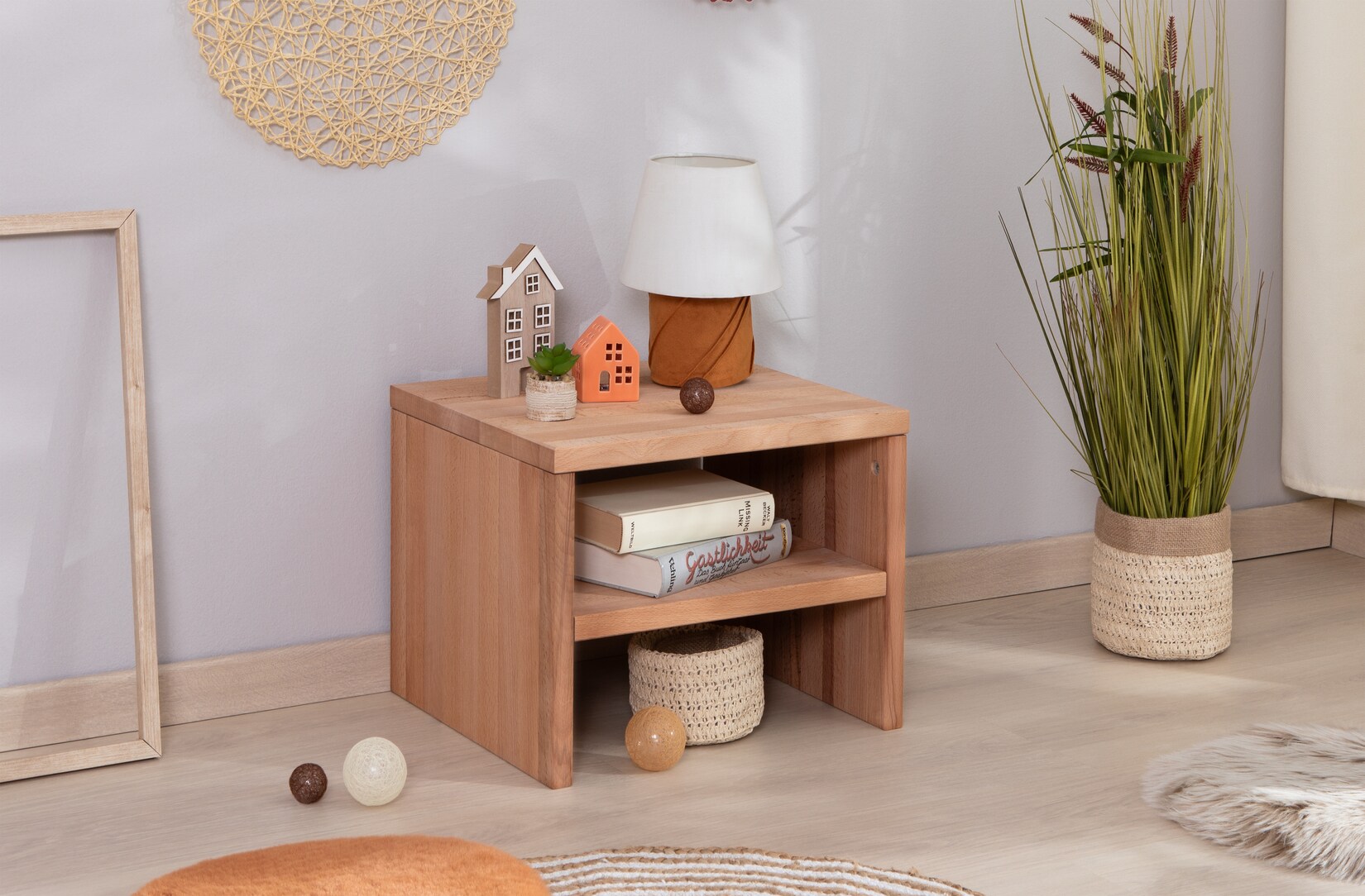 TiCAA Nachttisch „Harry“ Buche geölt | 04251105953722