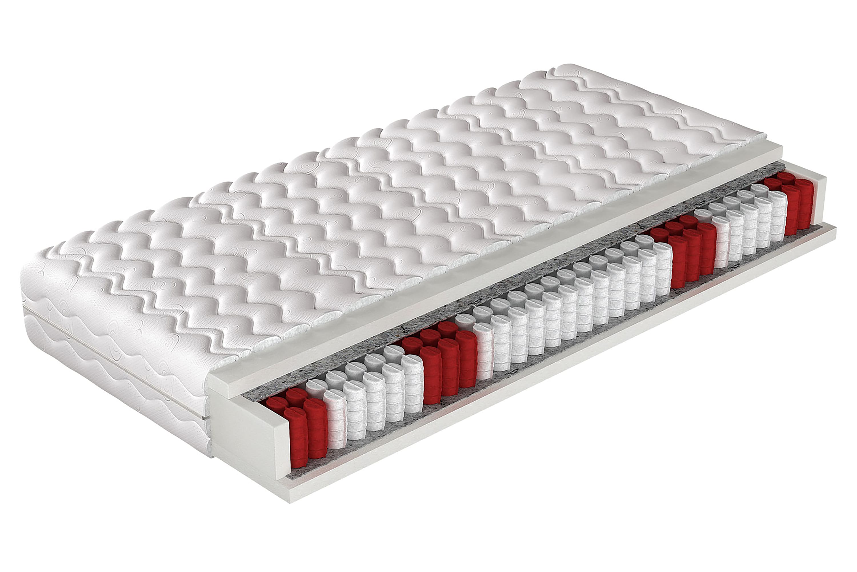 TiCAA Matratze 7-Zonen "Pollux" Taschenfederkern H3 - Bild 1