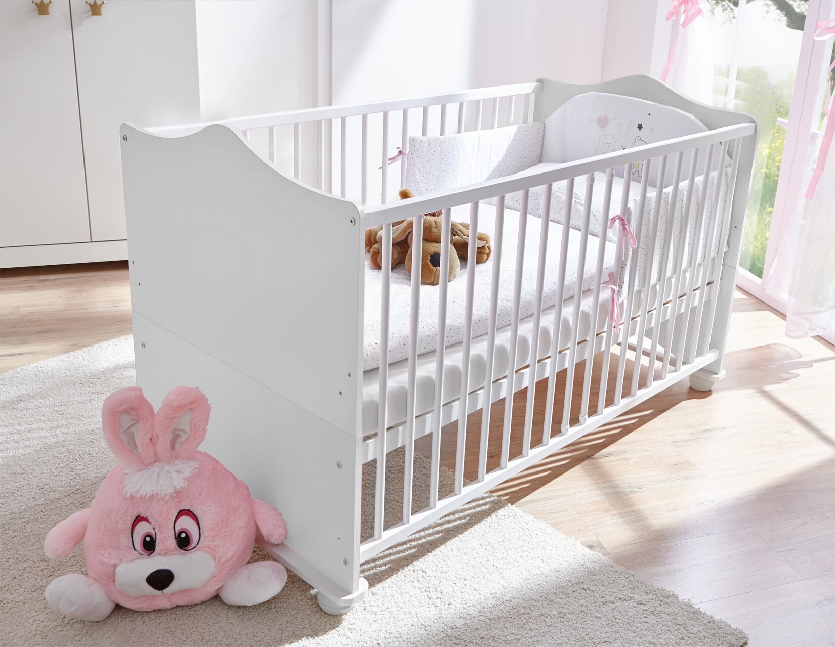 TiCAA Babybett Prinzessin Weiß | 04251105957164