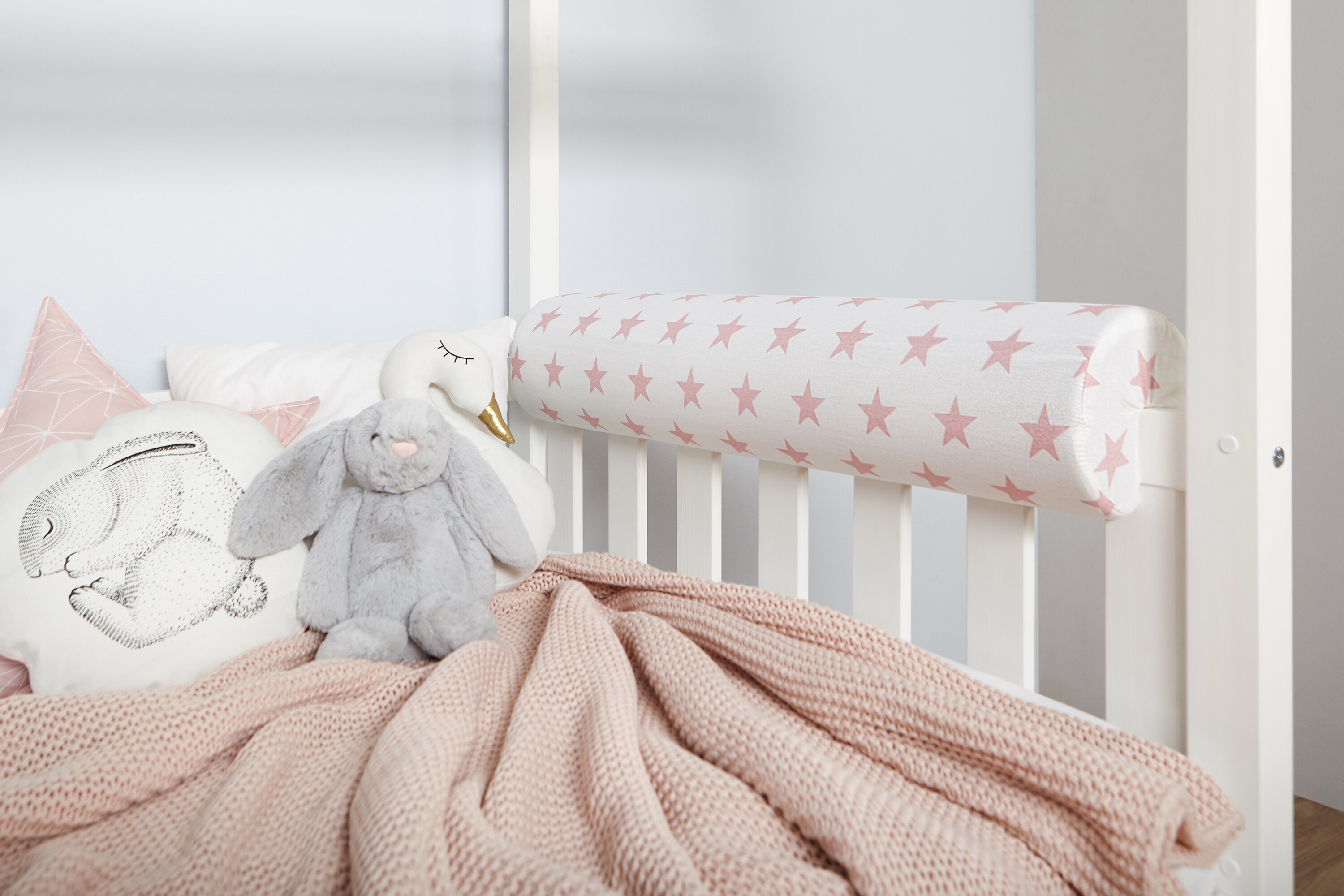 TiCAA Kinder Nackenrolle f&uuml;r Hochbett mit Farbauswahl - Bild 1