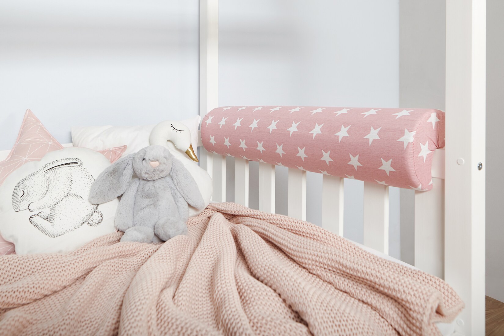 TiCAA Kinder Nackenrolle für Hochbett mit Farbauswahl | 04251105957379