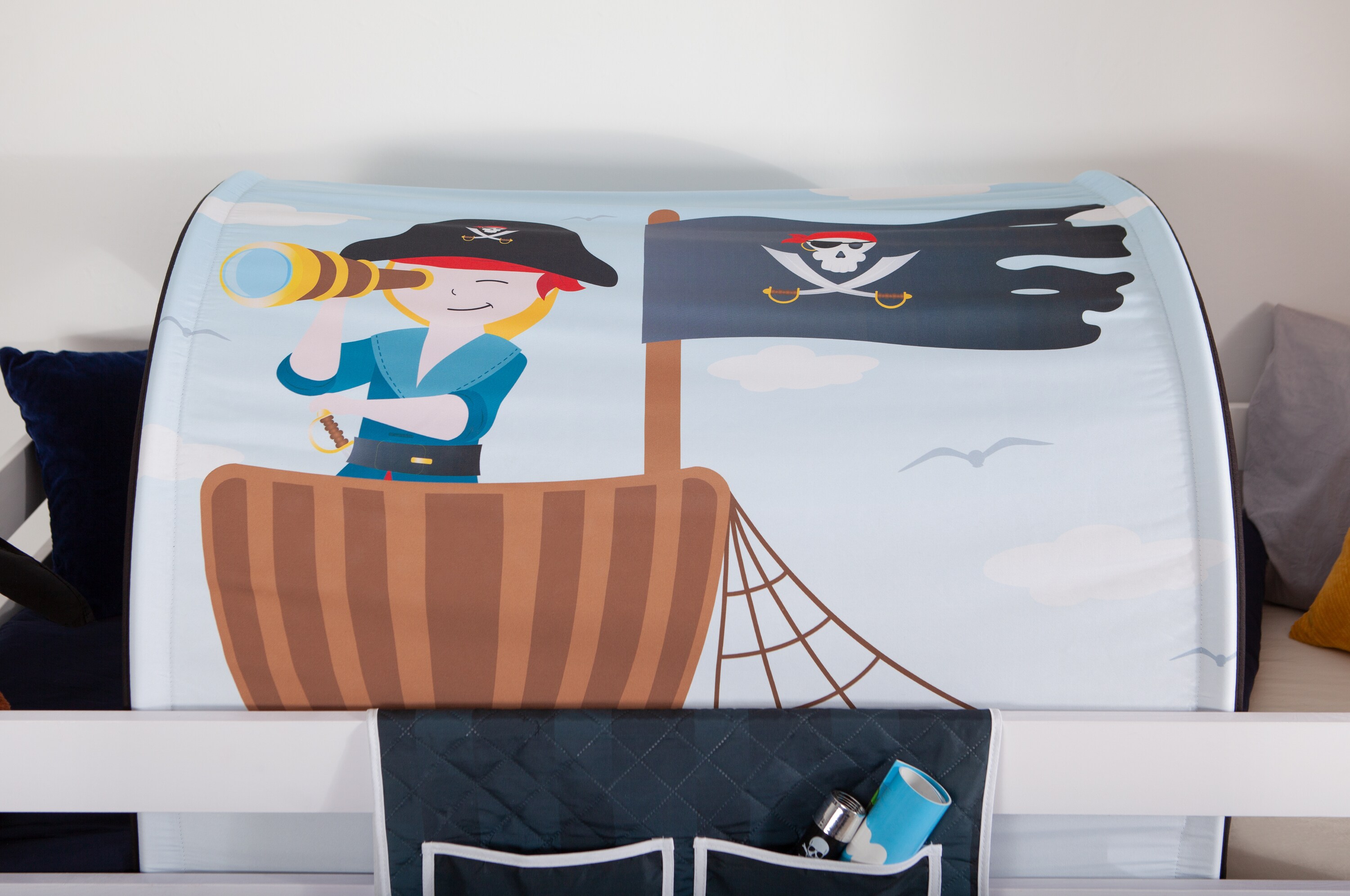 TiCAA Tunnel "Pirat Luan" f&uuml;r Hoch- und Etagenbetten - Bild 1