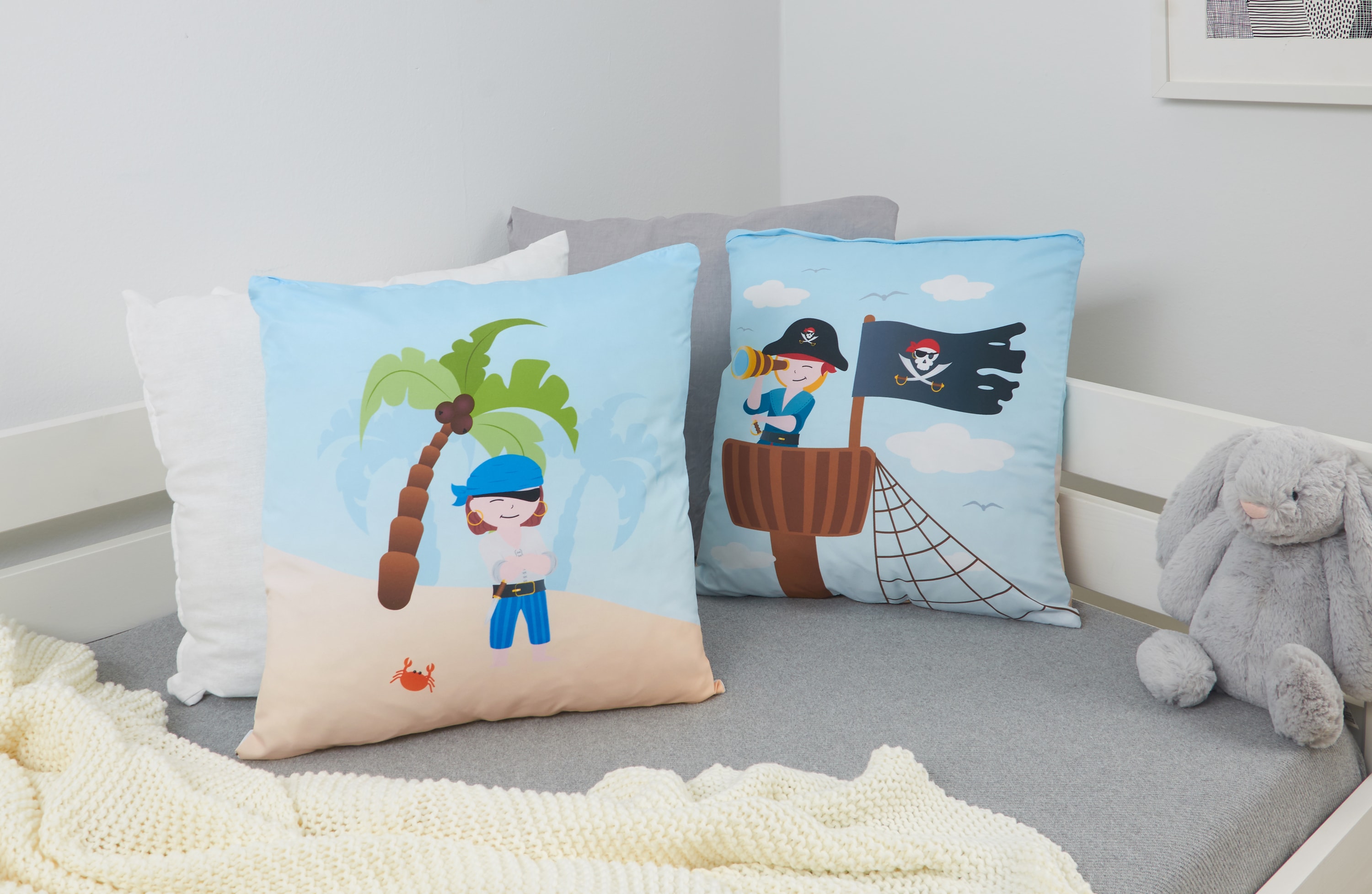 TiCAA Kinder Kissen-Set "Pirat Luan" - Bild 1