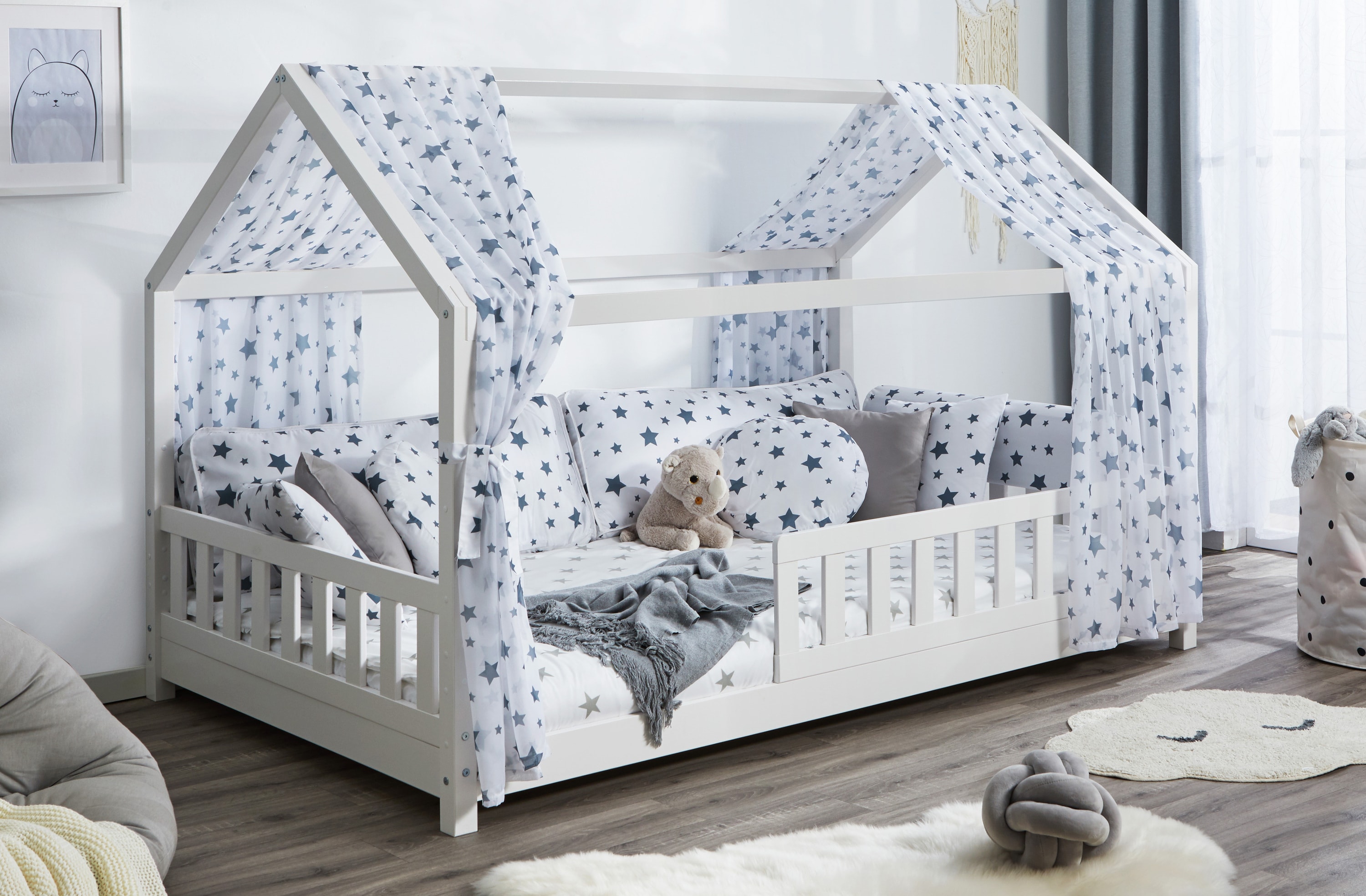 TiCAA T&uuml;ll-Set f&uuml;r Hausbett - Bild 1
