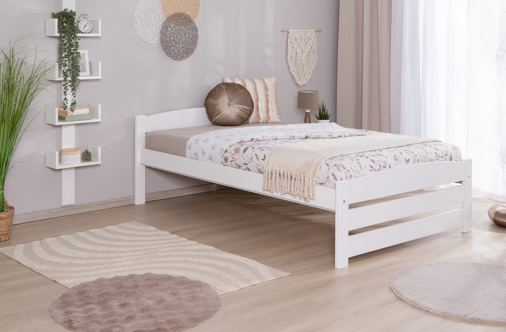 TiCAA Stauraumbett Seniorenbett „Loni“, Funktionsbett