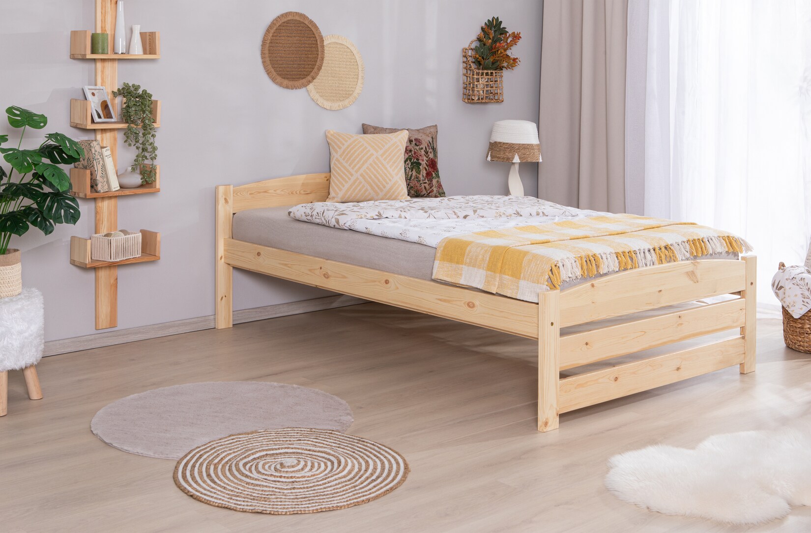 TiCAA Stauraumbett Seniorenbett „Loni“, Funktionsbett