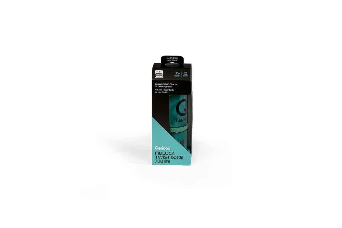 Qeridoo Fahrradanhänger Fidlock TWIST bottle 700 life black | 04260204181943