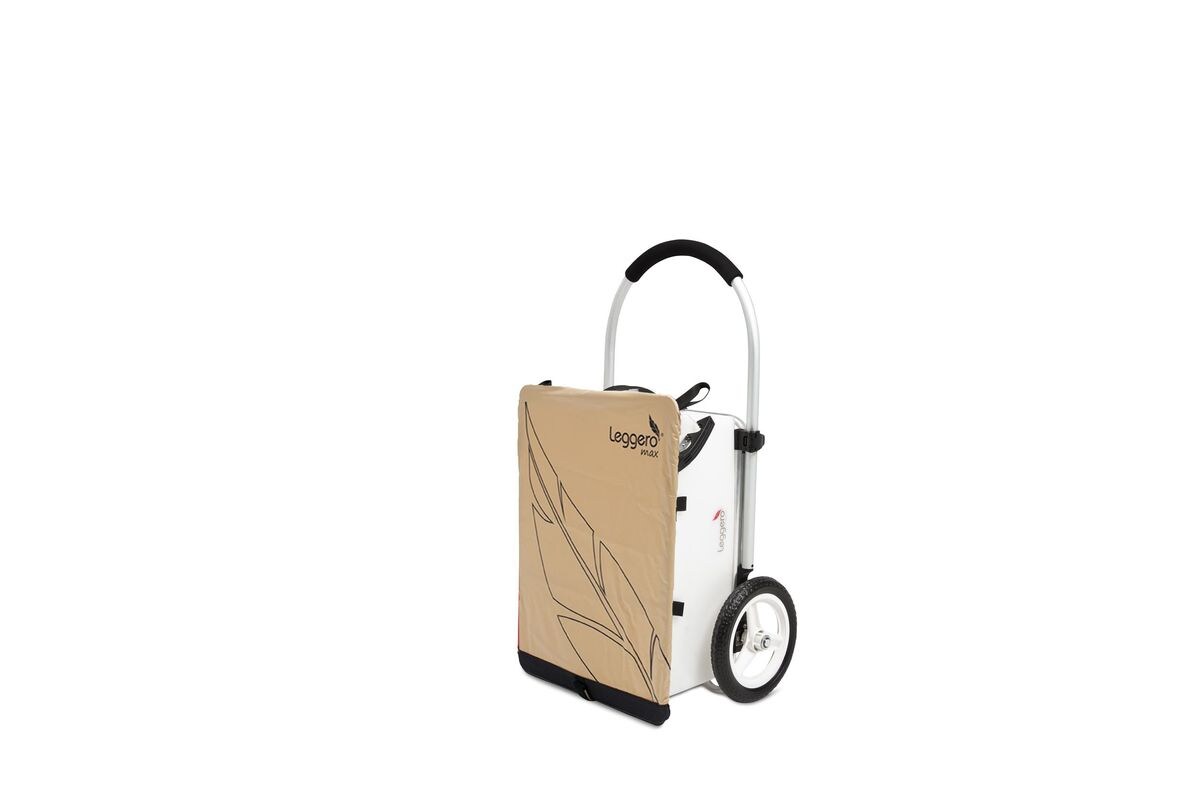 Trolley Max – Einkaufswagen beige/marine | 07612917108323