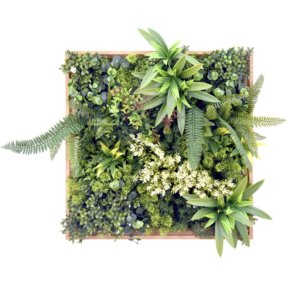 hjh LIVING Pflanzenmatte LEAFLUXE WALL 1 100% Polyethylen | 04064323106791