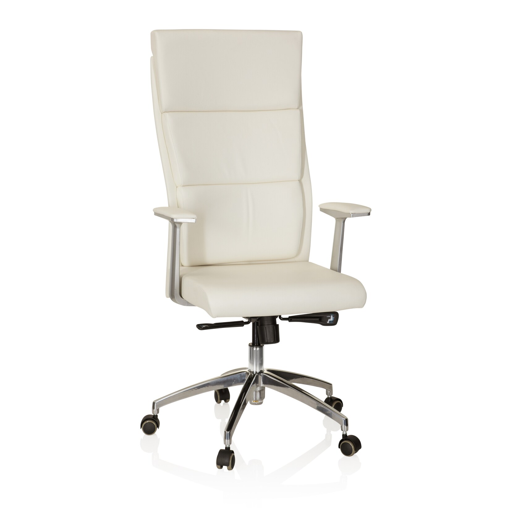 hjh OFFICE Luxus Chefsessel MONZA 20 Leder mit Armlehnen | 04260182537107