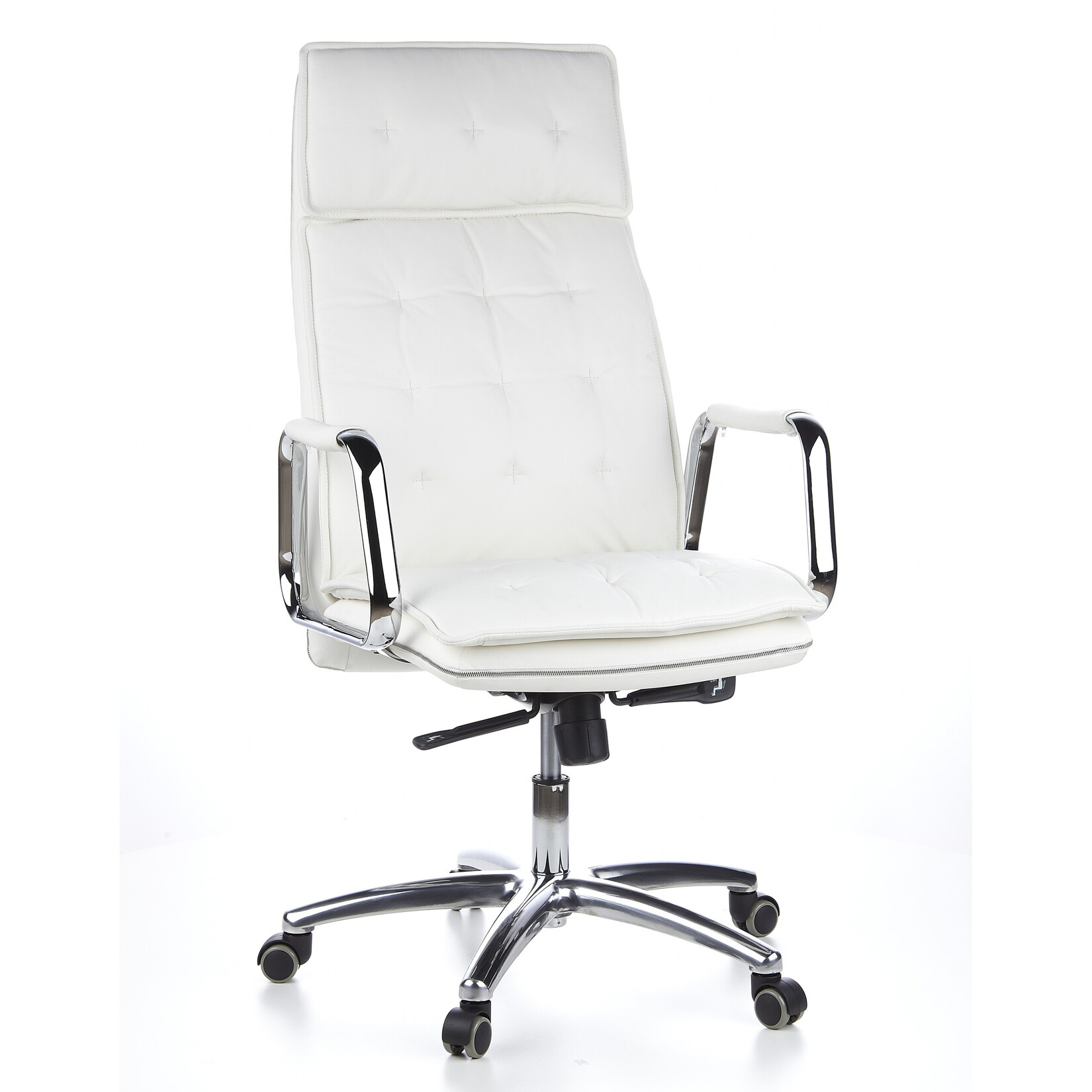 hjh OFFICE Profi Chefsessel VILLA 20 Leder mit Armlehnen