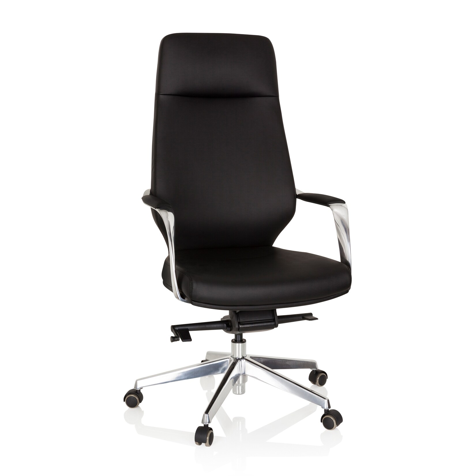 hjh OFFICE Profi Chefsessel VELVET Kunstleder mit Armlehnen