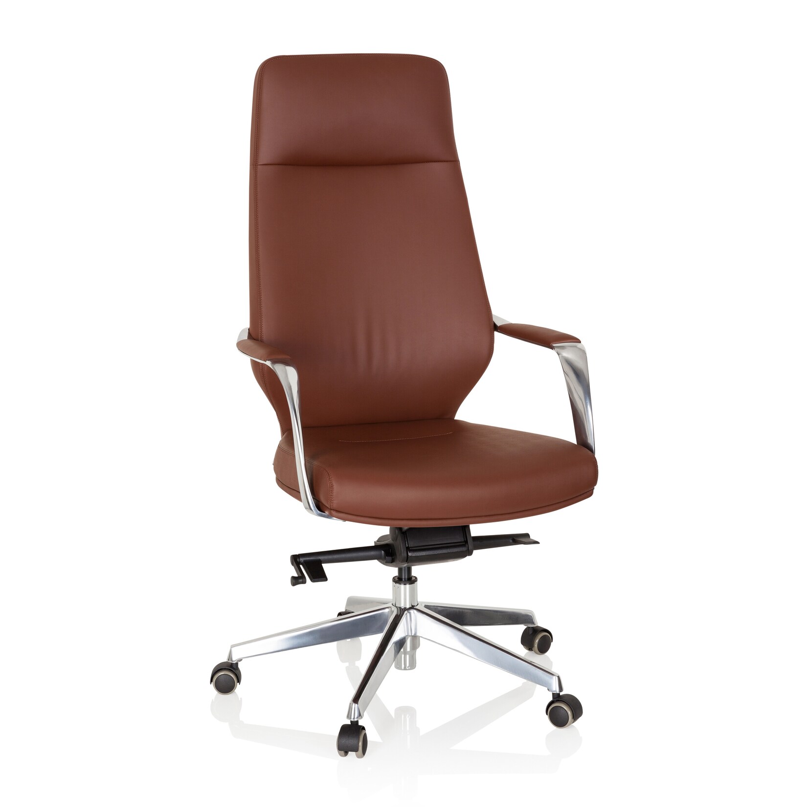 hjh OFFICE Profi Chefsessel VELVET Kunstleder mit Armlehnen | 04251084663193