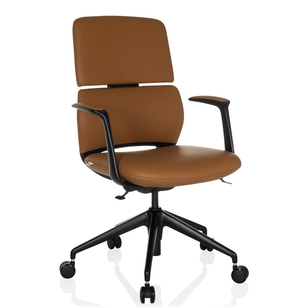 hjh OFFICE Profi Bürostuhl ATMOS DESIGNER Kunstleder mit Armlehnen | 04064323106845